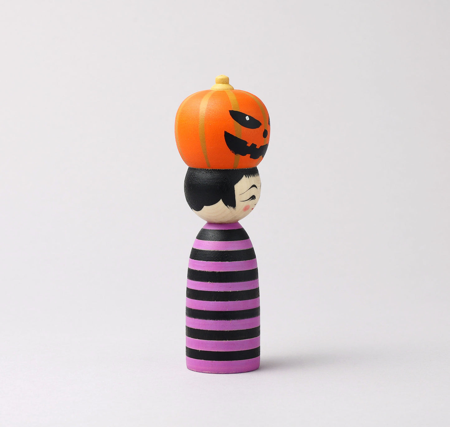 HIRAGA, Teruyuki 平賀輝幸 | Halloween kokeshi - ハロウィンこけし | Sakunami style 作並系