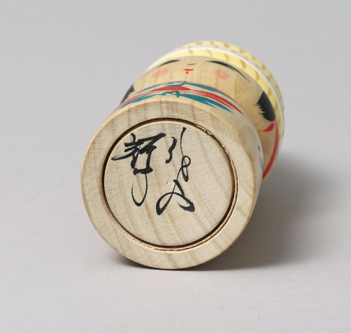 New Year kokeshi doll 'zodiac animal kagamimochi' | HIRAGA, Teruyuki 平賀輝幸 | 干支 鏡餅こけし | Sakunami style 作並系 | 12cm in height