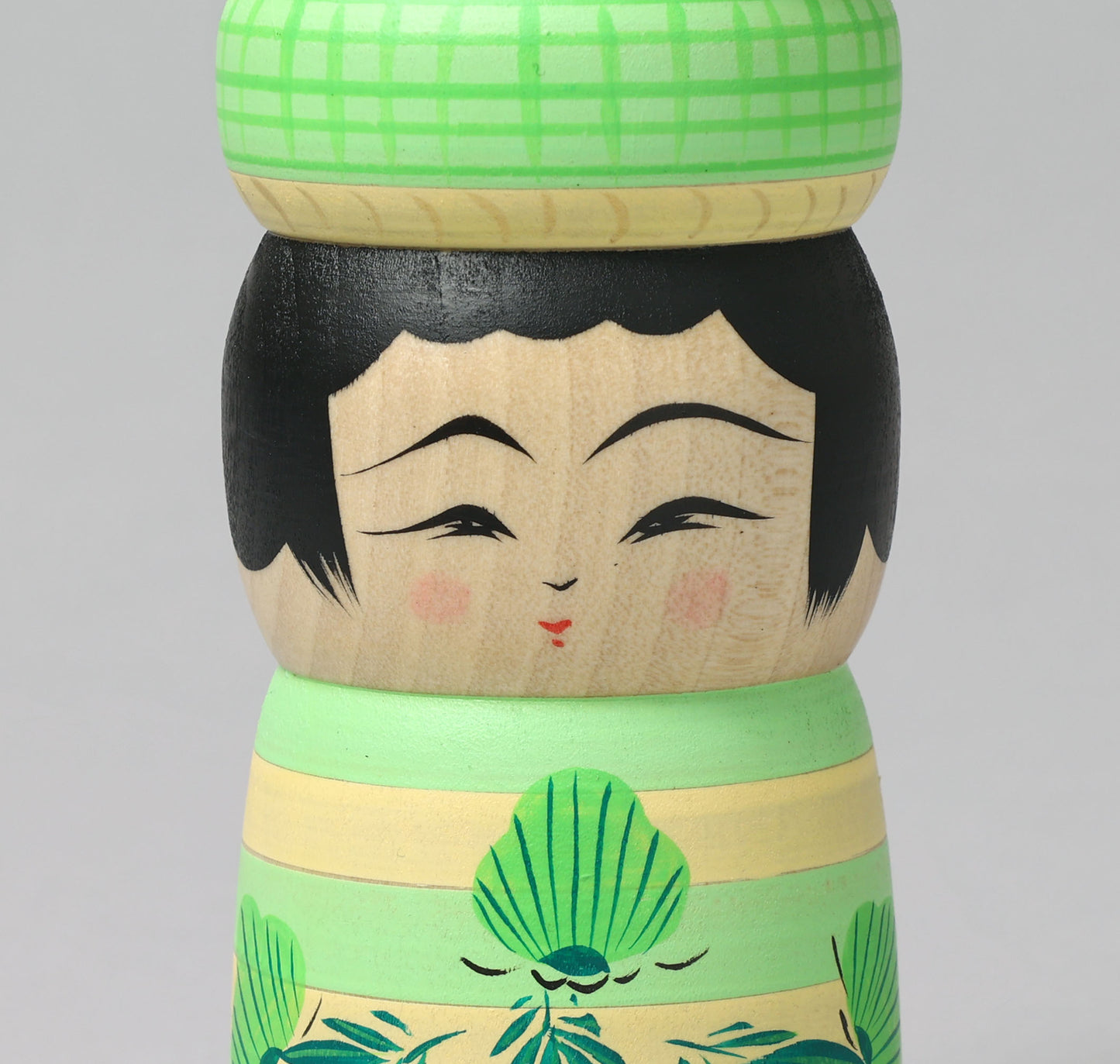 New Year kokeshi doll 'zodiac animal kagamimochi' | HIRAGA, Teruyuki 平賀輝幸 | 干支鏡餅こけし | Sakunami style 作並系 | 20cm in height