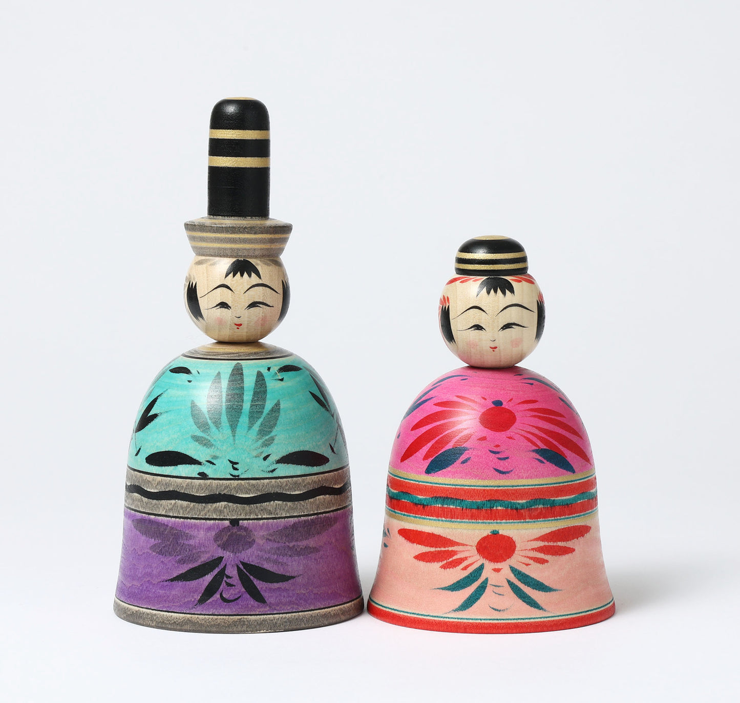 Hina kokeshi doll 雛こけし| HIRAGA, Teruyuki 平賀輝幸 | Sakunami style 作並系 | 17.5cm in height