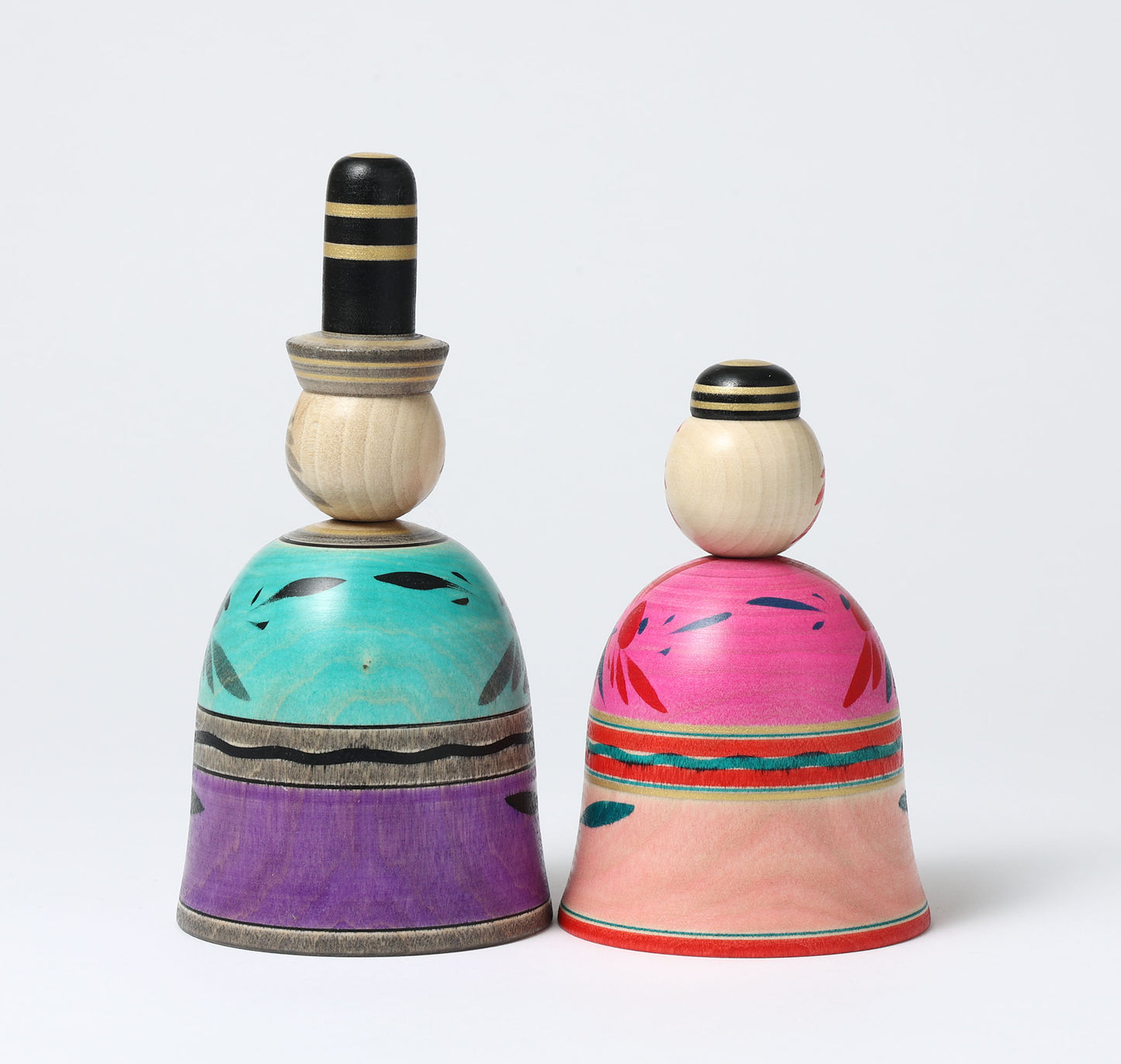 Hina kokeshi doll 雛こけし| HIRAGA, Teruyuki 平賀輝幸 | Sakunami style 作並系 | 17.5cm in height