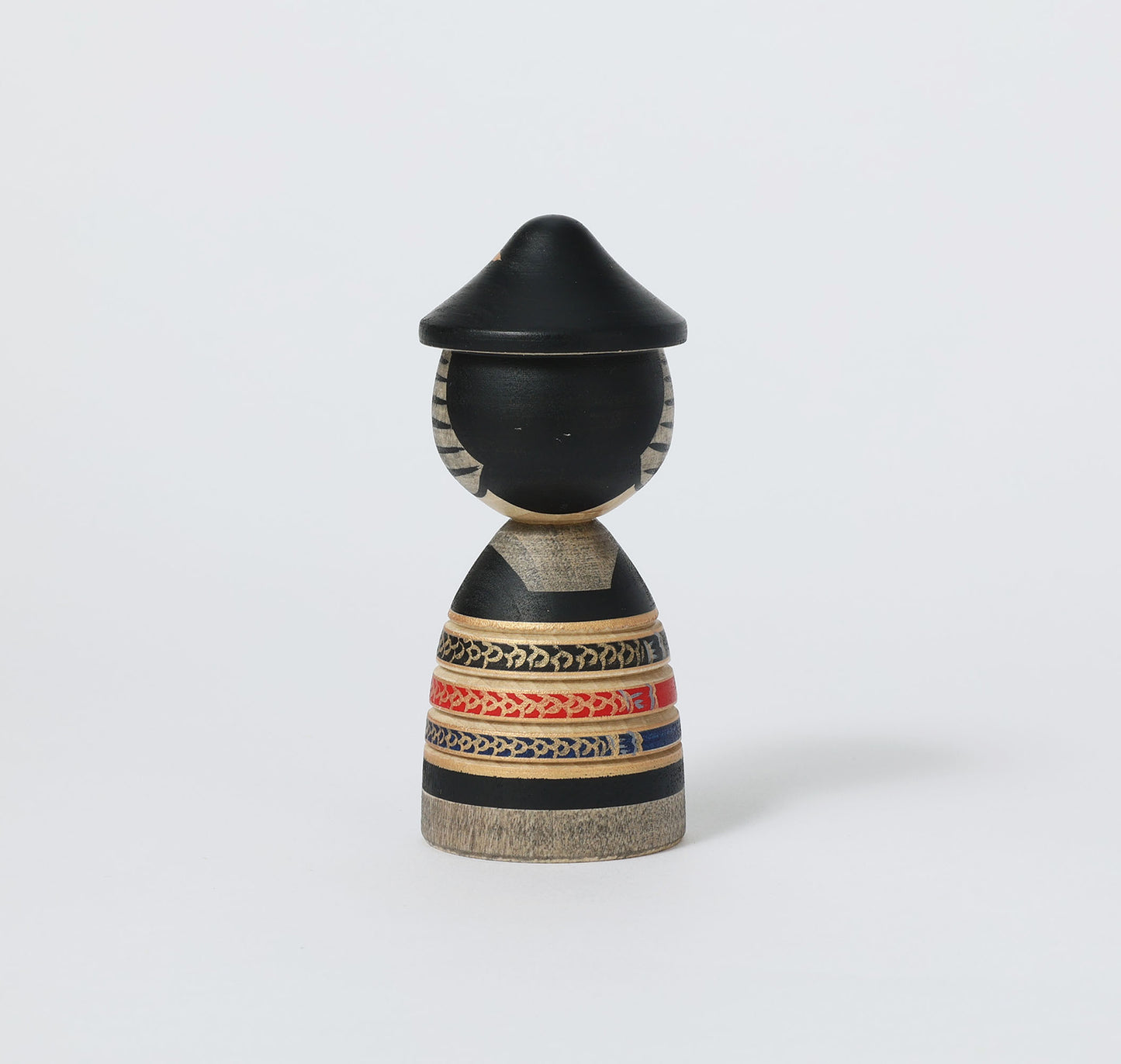 【兜こいのぼりこけし】Koinobori kokeshi with Samurai helmet | Teruyuki HIRAGA | Sakunami style | 11.5cm in height // 作並系 平賀輝幸工人, 高さ11.5cm