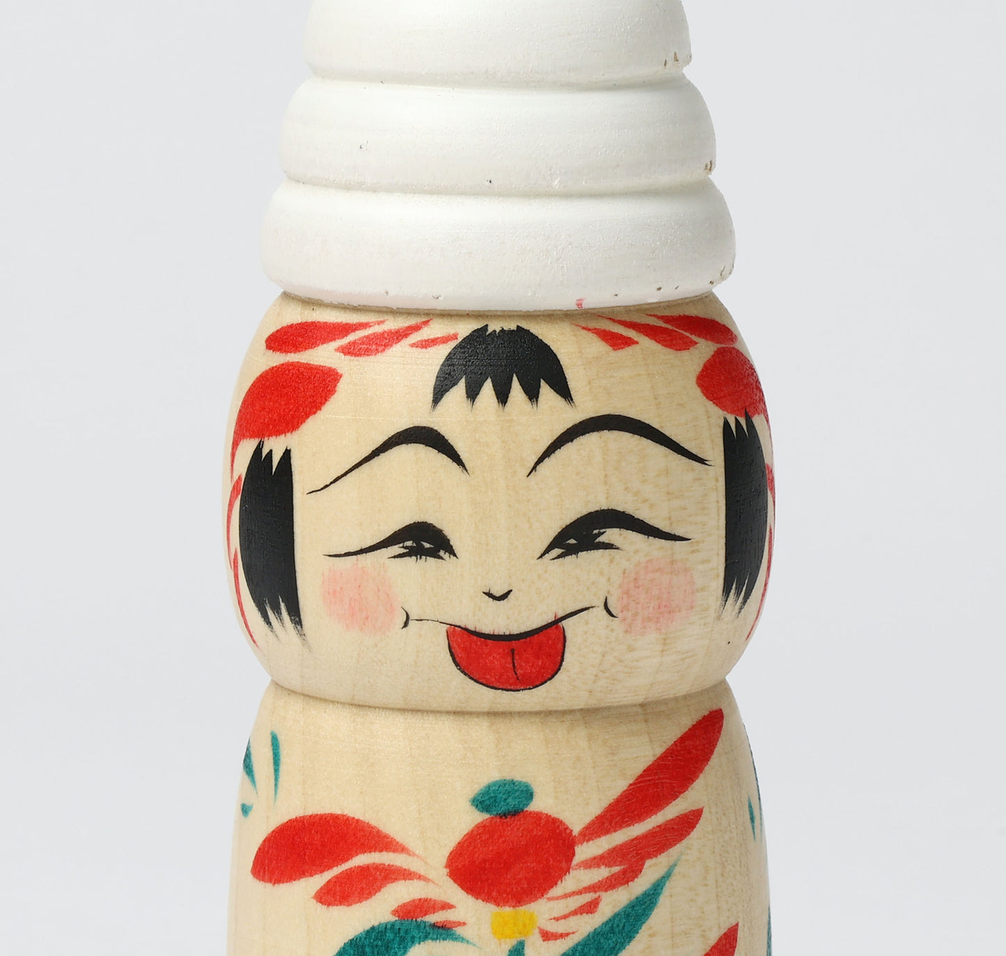 HIRAGA, Teruyuki 平賀輝幸工人 | Soft-serve ice cream kokeshi doll ソフトクリームこけし |  Sakunami style 作並系 | 12cm in height
