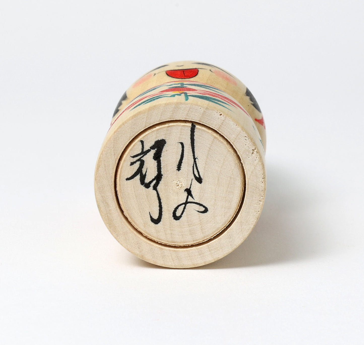 HIRAGA, Teruyuki 平賀輝幸工人 | Soft-serve ice cream kokeshi doll ソフトクリームこけし |  Sakunami style 作並系 | 12cm in height