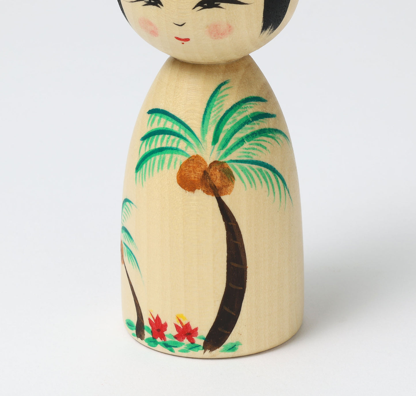 HIRAGA, Teruyuki 平賀輝幸 | Palm tree kokeshi - ヤシの木こけし | Sakunami style 作並系
