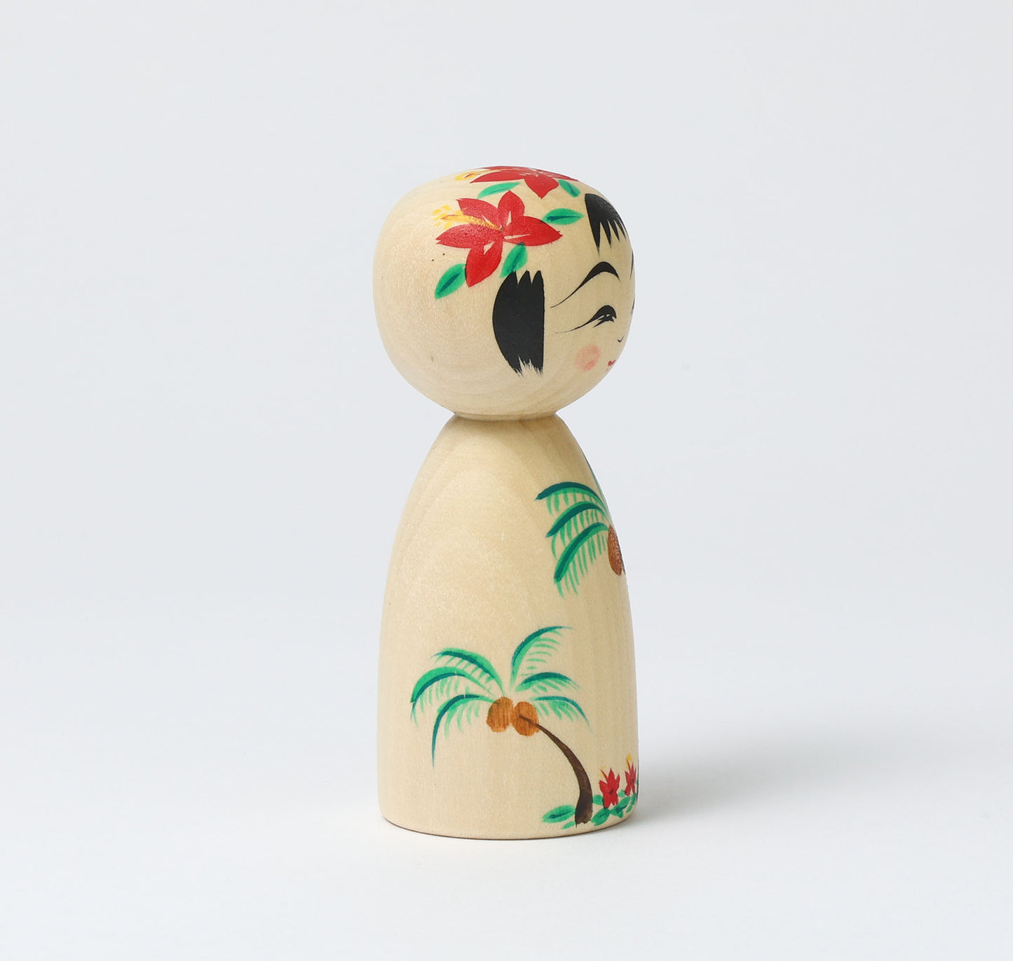 HIRAGA, Teruyuki 平賀輝幸 | Palm tree kokeshi - ヤシの木こけし | Sakunami style 作並系