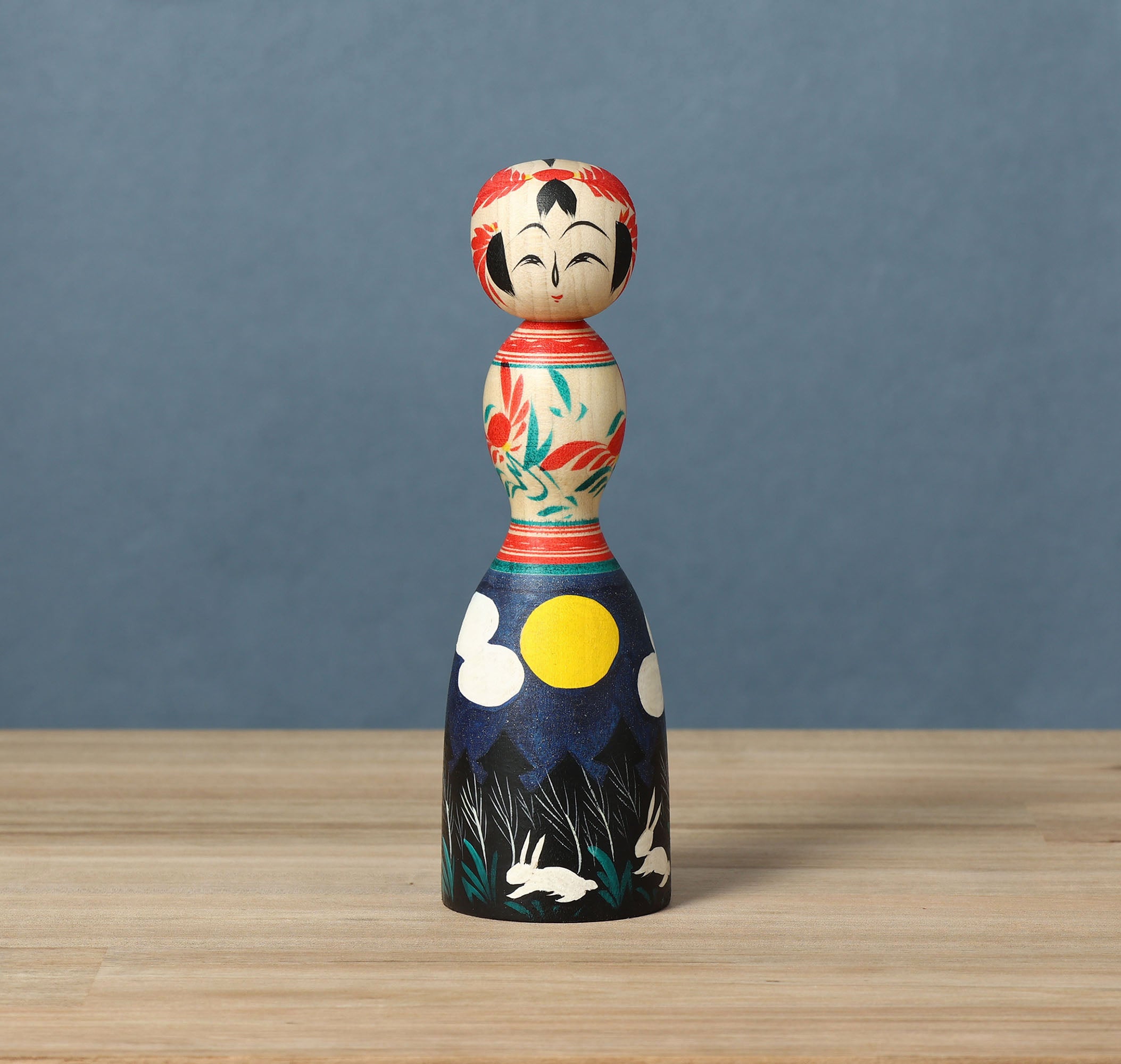 HIRAGA Teruyuki, Sakunami style kokeshi craftsman 作並系