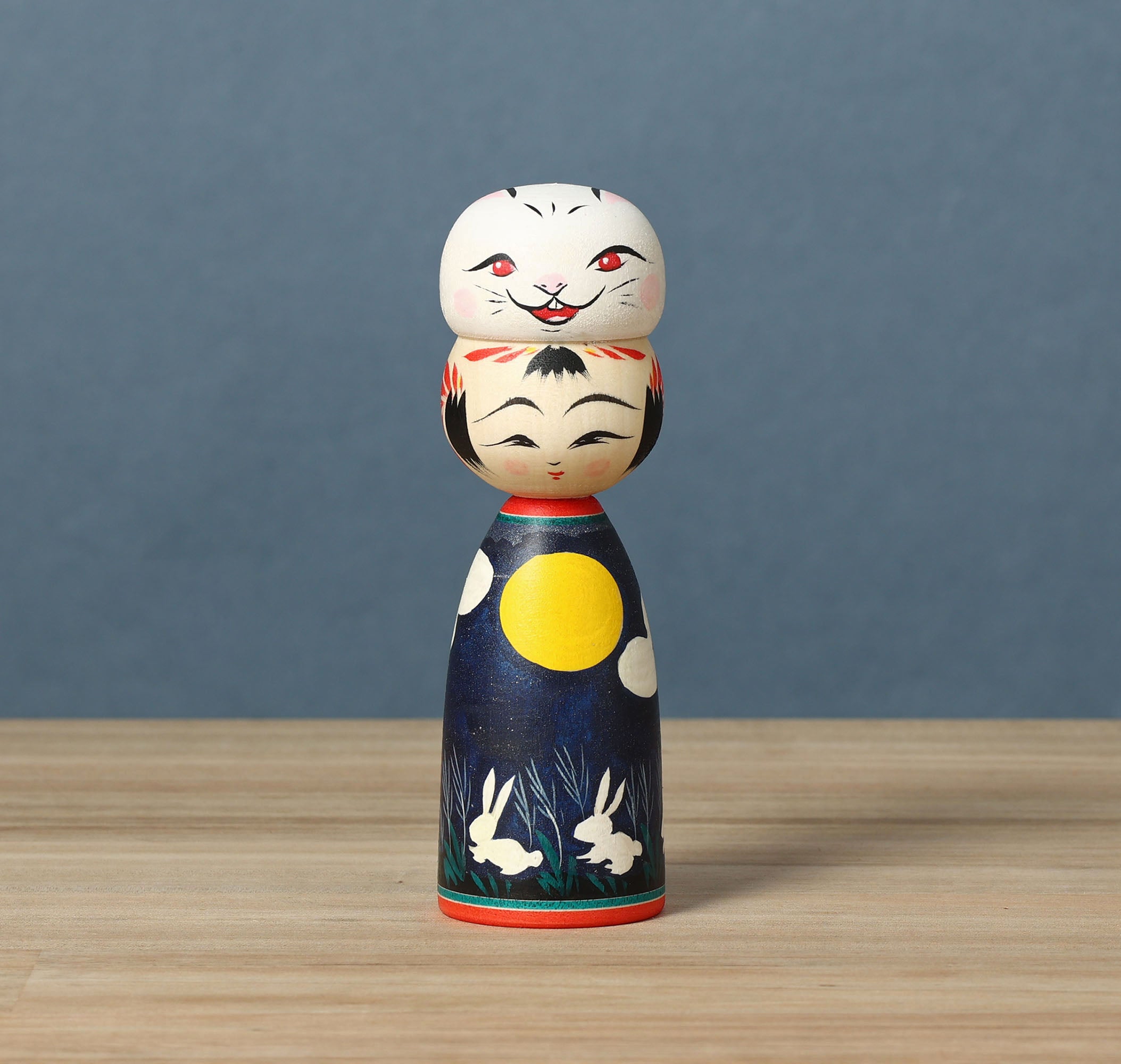 HIRAGA Teruyuki, Sakunami style kokeshi craftsman 作並系