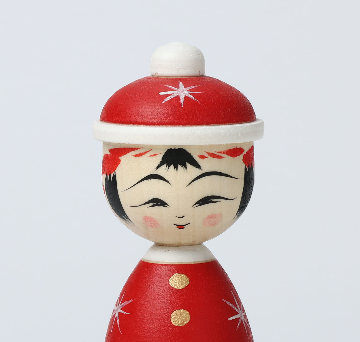 12-Santa Claus kokeshi doll |  HIRAGA, Teruyuki | 12cm in height