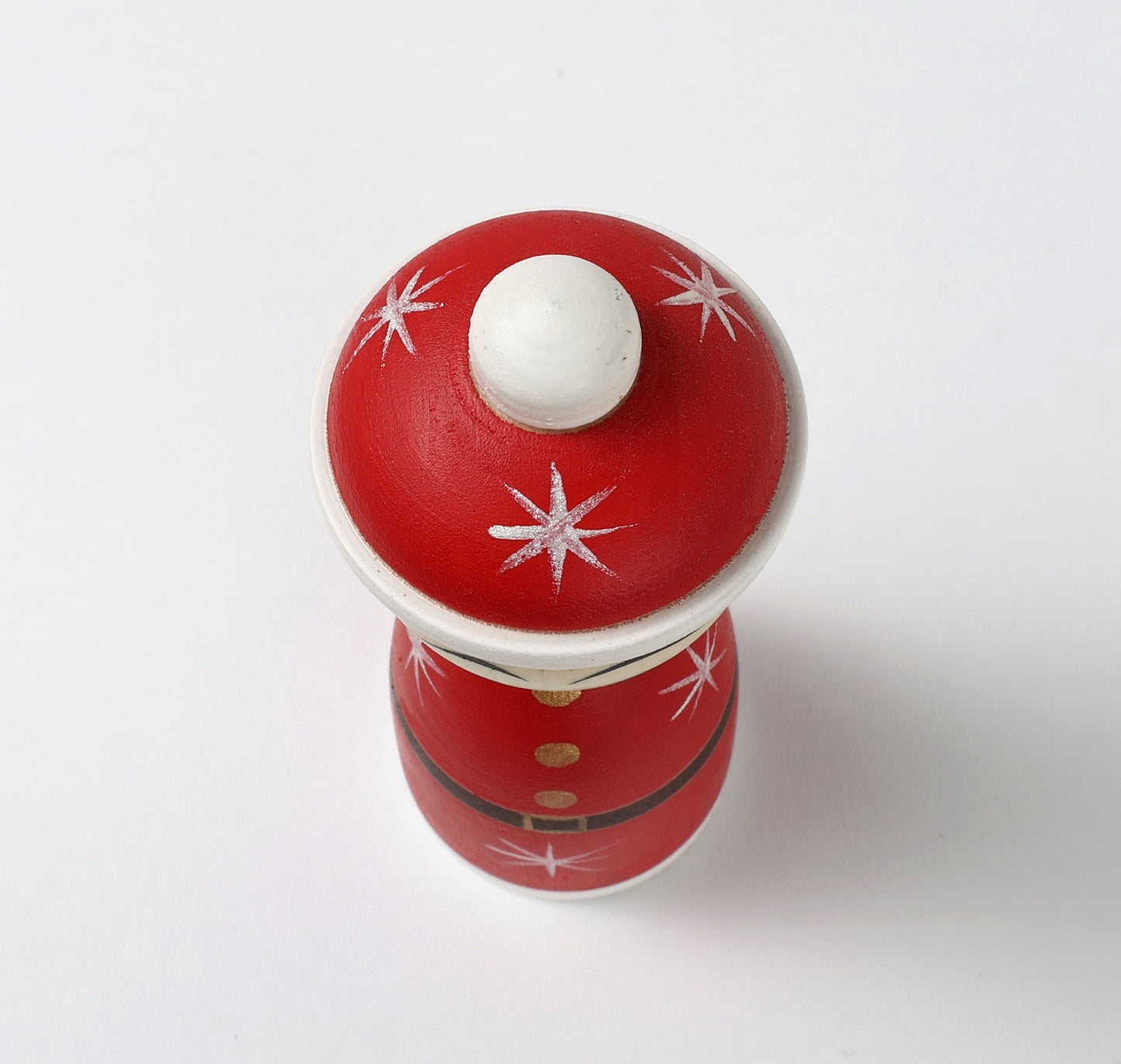 12-Santa Claus kokeshi doll |  HIRAGA, Teruyuki | 12cm in height