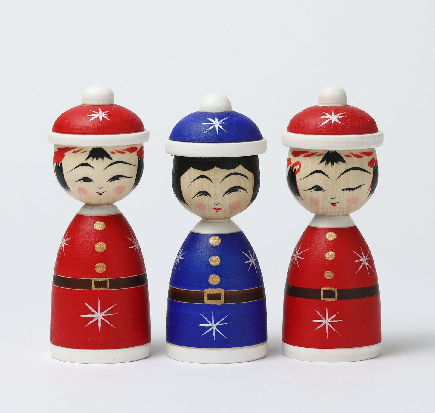 12-Santa Claus kokeshi doll |  HIRAGA, Teruyuki | 12cm in height