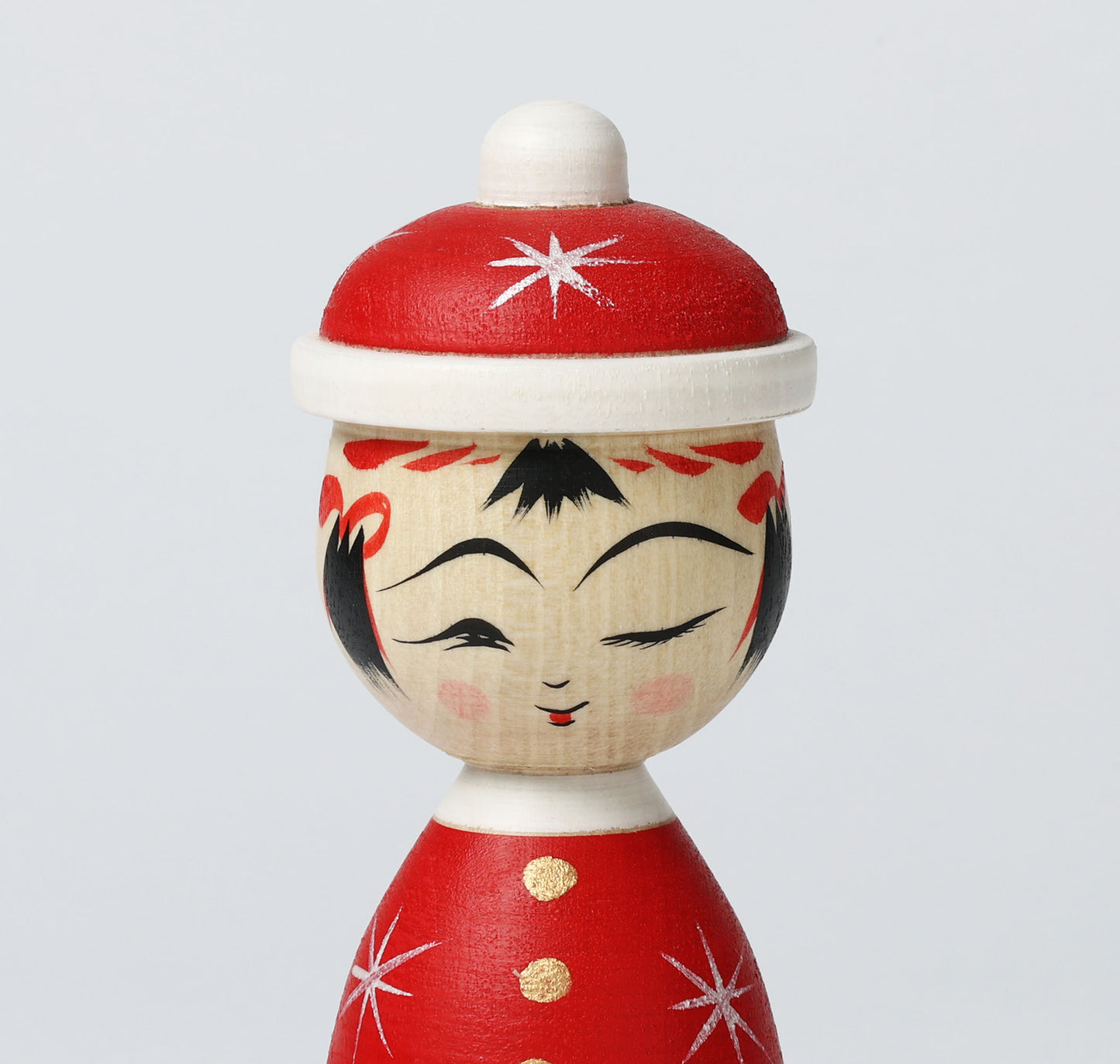 12-Santa Claus kokeshi doll |  HIRAGA, Teruyuki | 12cm in height