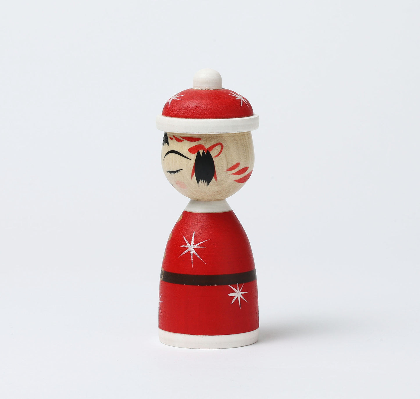 12-Santa Claus kokeshi doll |  HIRAGA, Teruyuki | 12cm in height