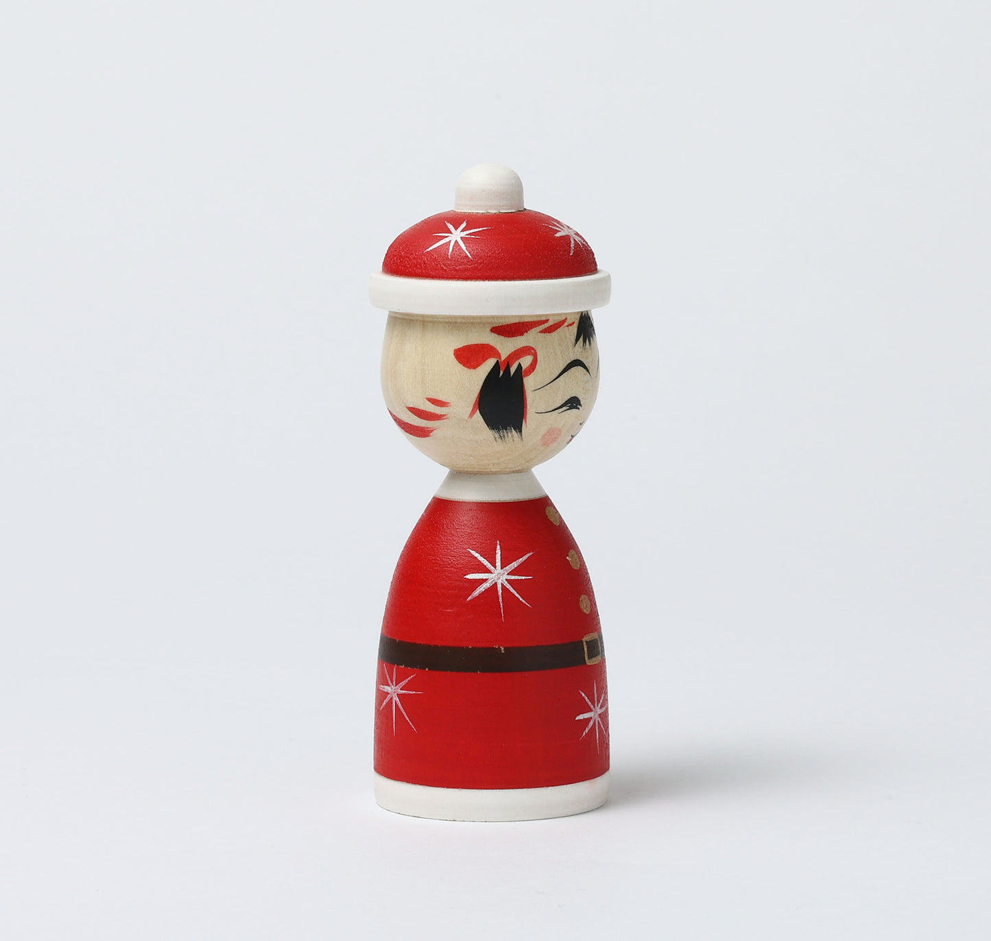 12-Santa Claus kokeshi doll |  HIRAGA, Teruyuki | 12cm in height