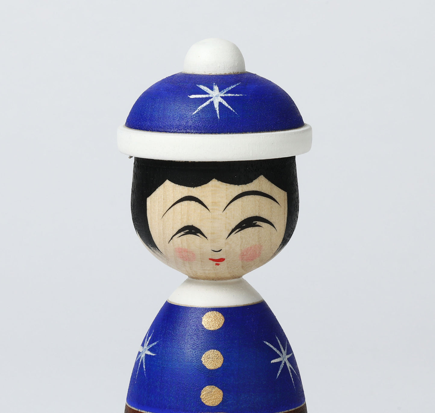 12-Santa Claus kokeshi doll |  HIRAGA, Teruyuki | 12cm in height