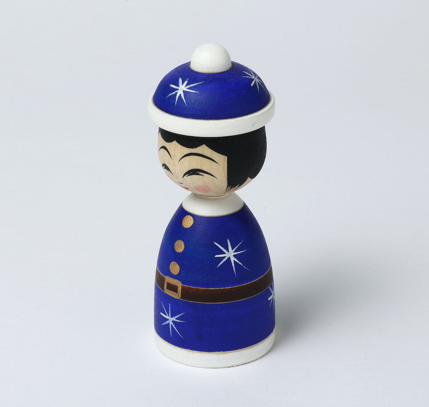 12-Santa Claus kokeshi doll |  HIRAGA, Teruyuki | 12cm in height