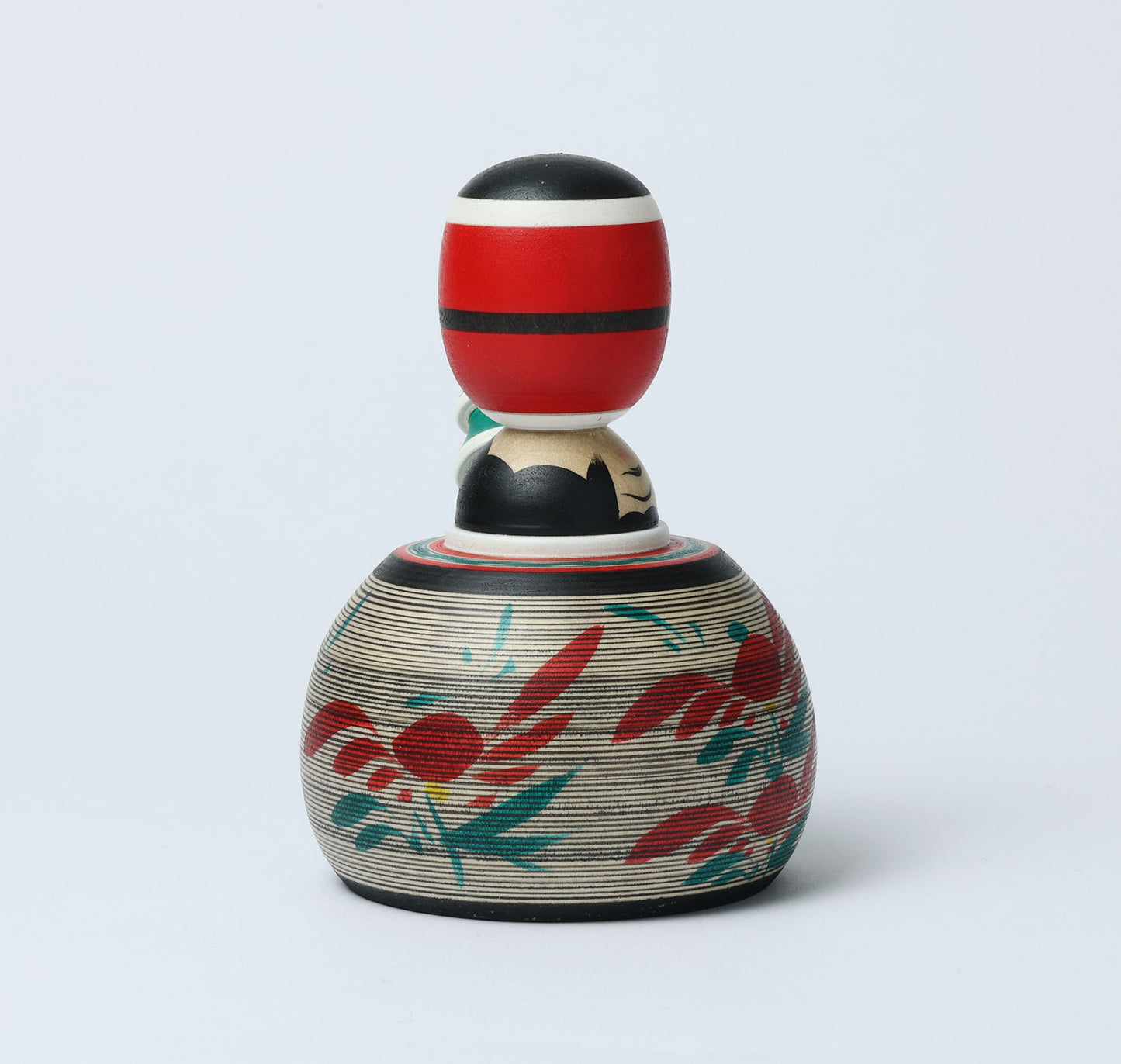 12-Santa Claus ejiko kokeshi doll |  HIRAGA, Teruyuki | 14cm in height