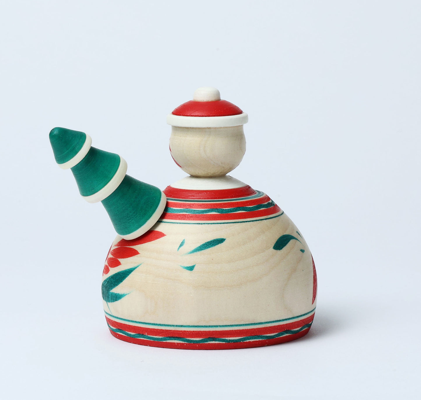 12-Santa Claus ejiko kokeshi doll-2 |  HIRAGA, Teruyuki | 9.5cm in height