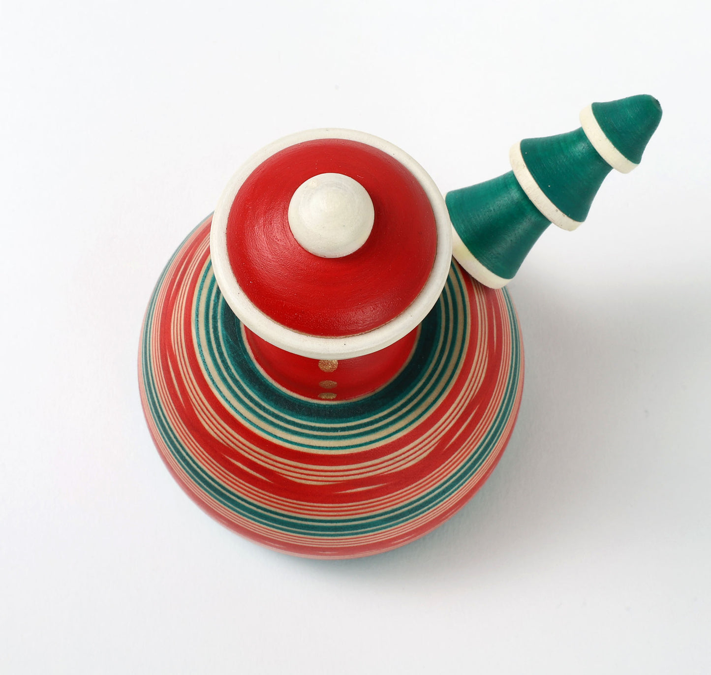 12-Santa Claus ejiko kokeshi doll-3 |  HIRAGA, Teruyuki | 12cm in height