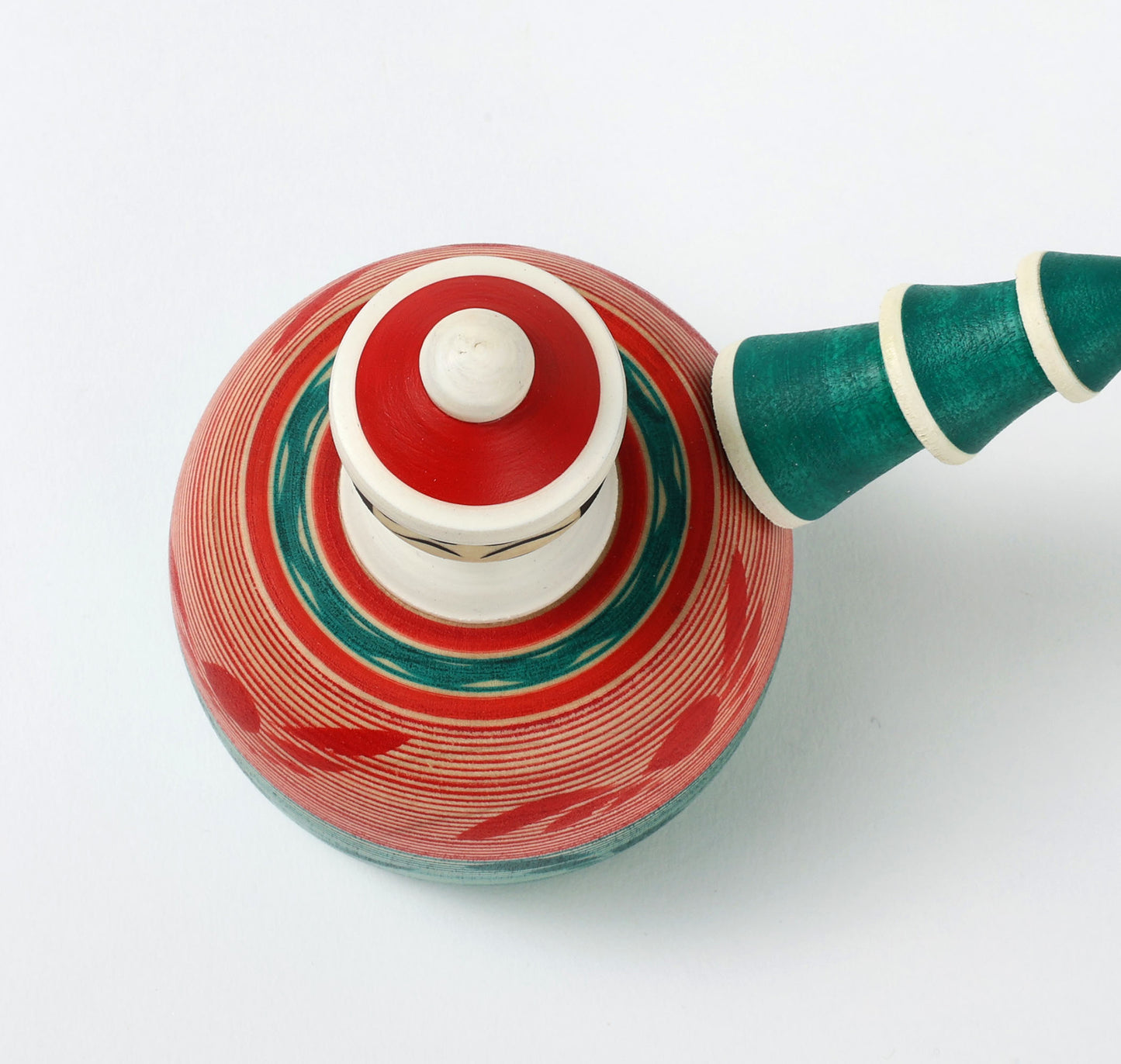 12-Santa Claus ejiko kokeshi doll-4 |  HIRAGA, Teruyuki | 10cm in height