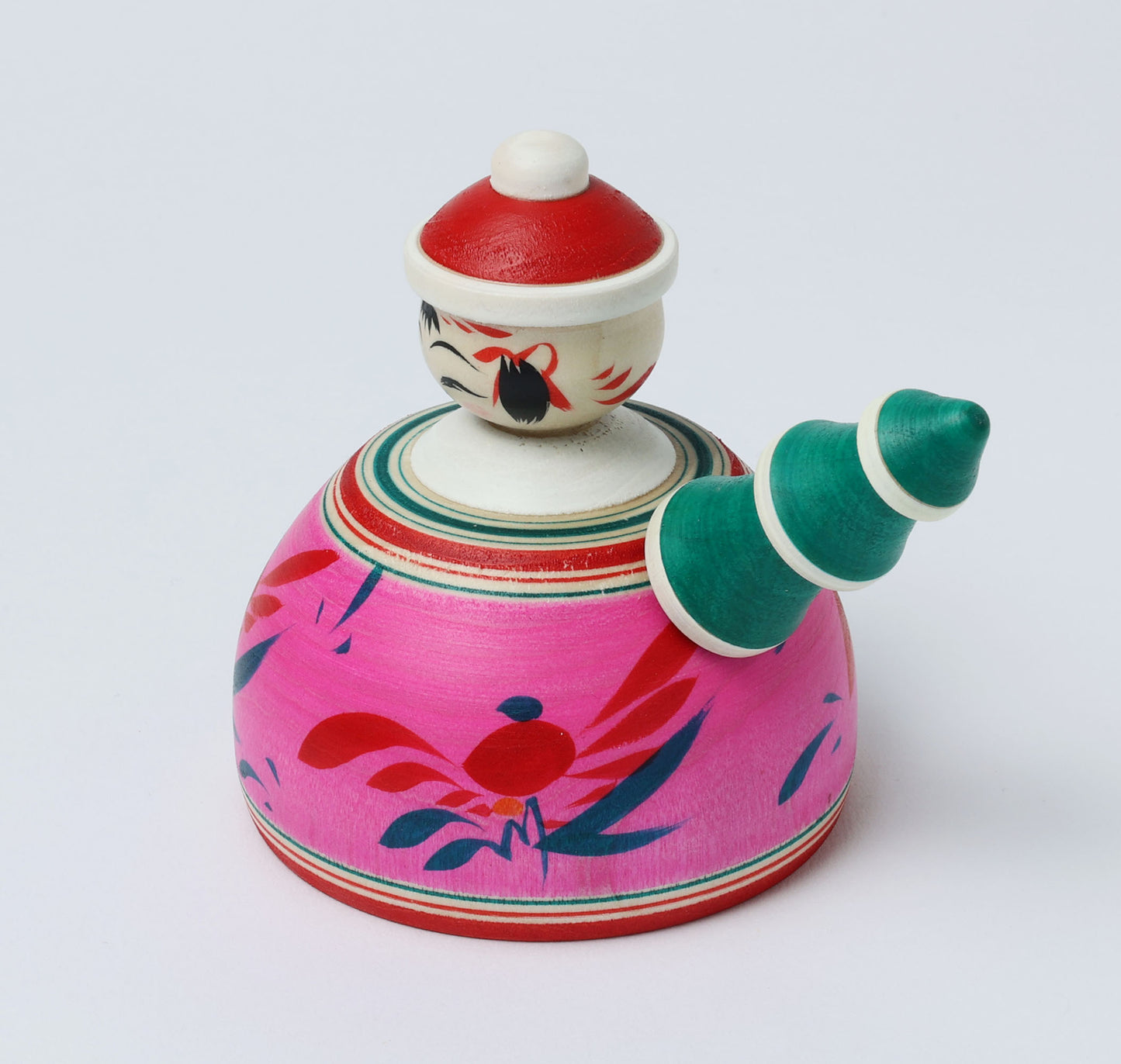 12-Santa Claus ejiko kokeshi doll-5 |  HIRAGA, Teruyuki | 10cm in height