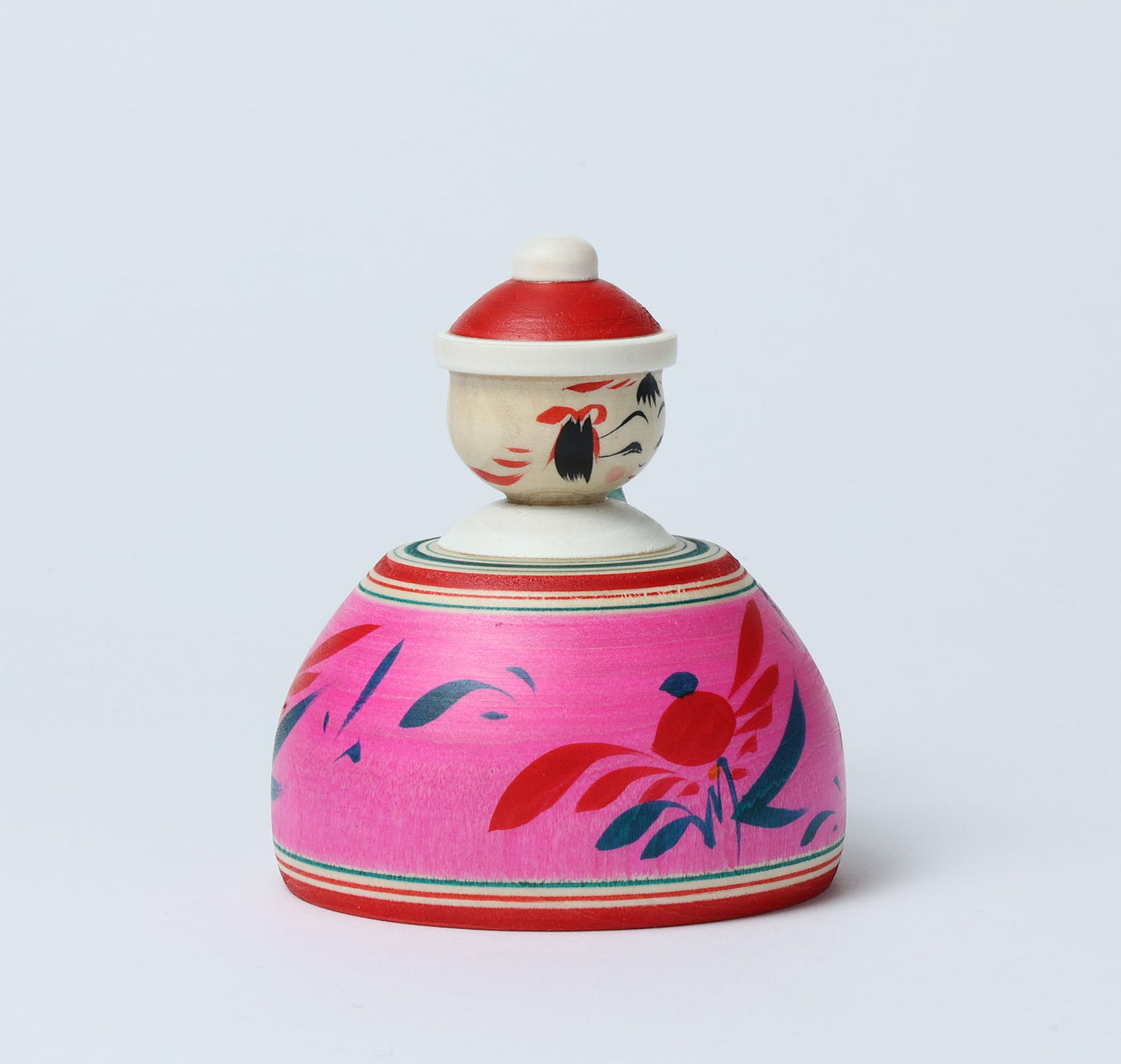 12-Santa Claus ejiko kokeshi doll-5 |  HIRAGA, Teruyuki | 10cm in height