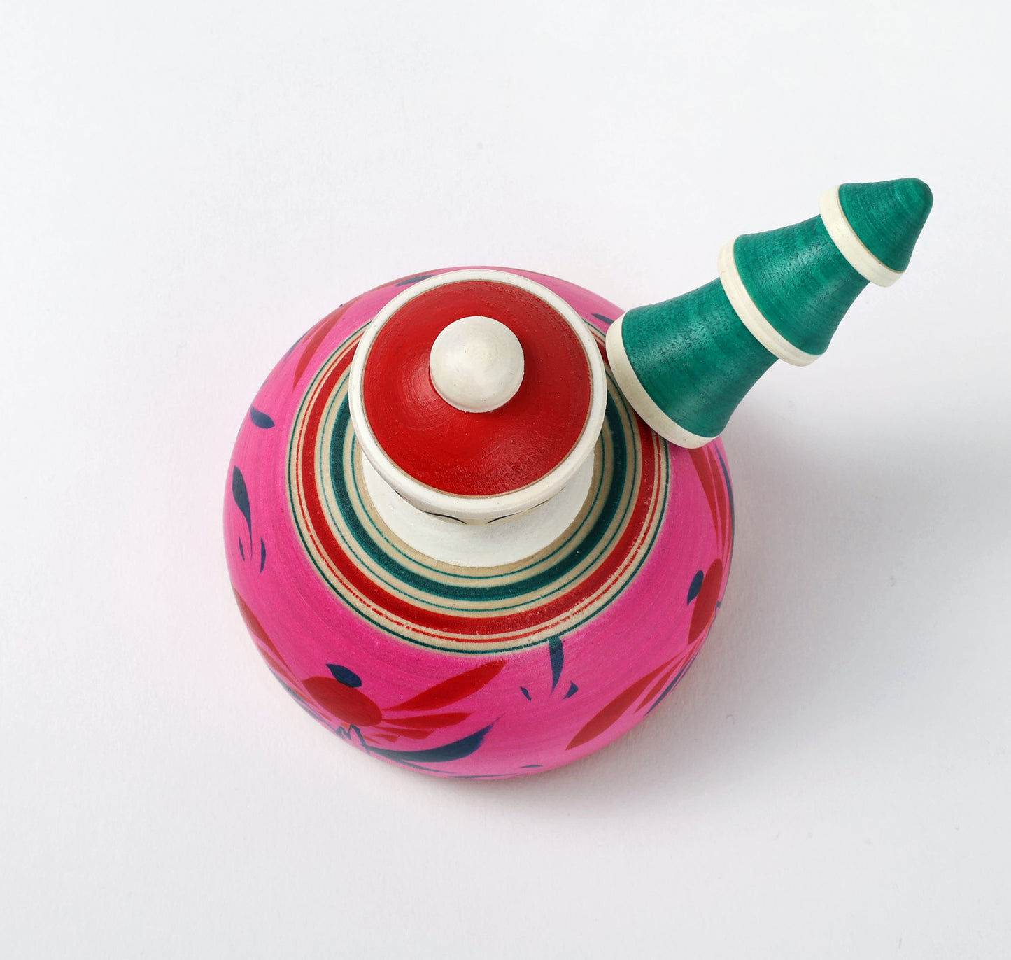 12-Santa Claus ejiko kokeshi doll-5 |  HIRAGA, Teruyuki | 10cm in height