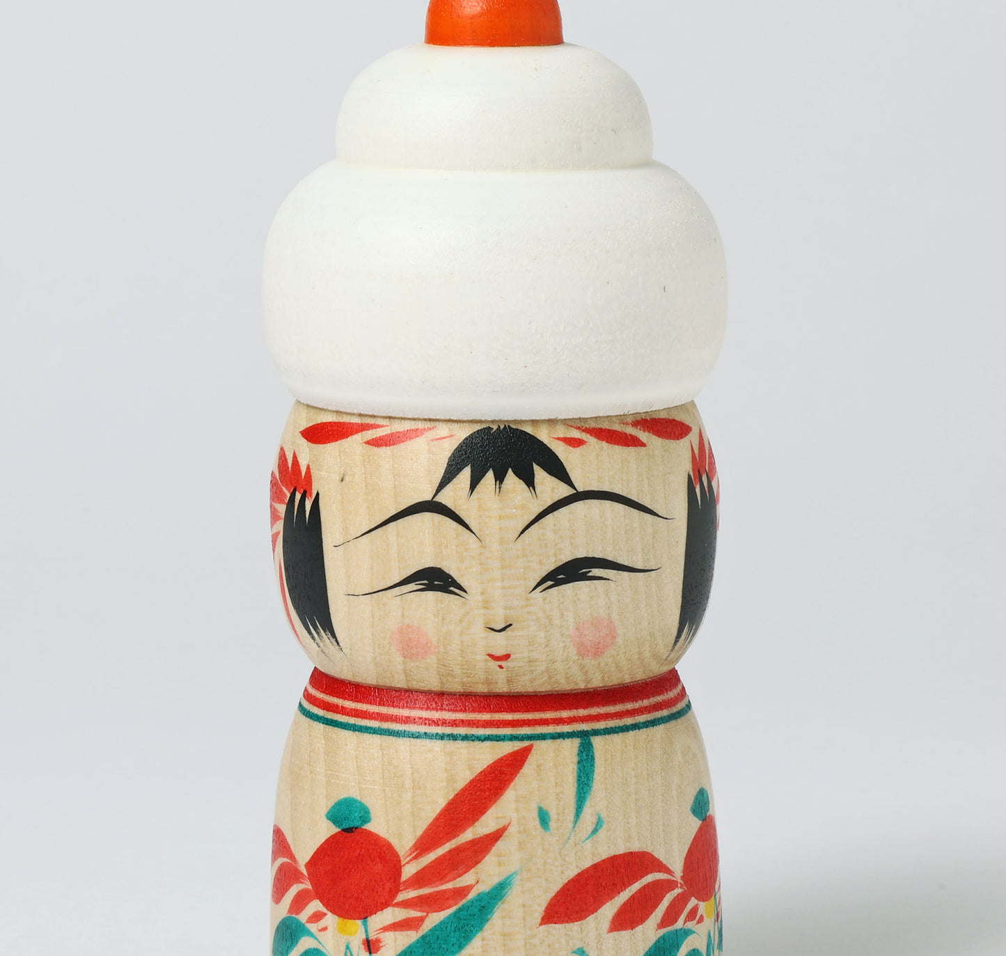 Kagamimochi kokeshi doll 鏡餅こけし |  HIRAGA, Teruyuki | 12cm in height