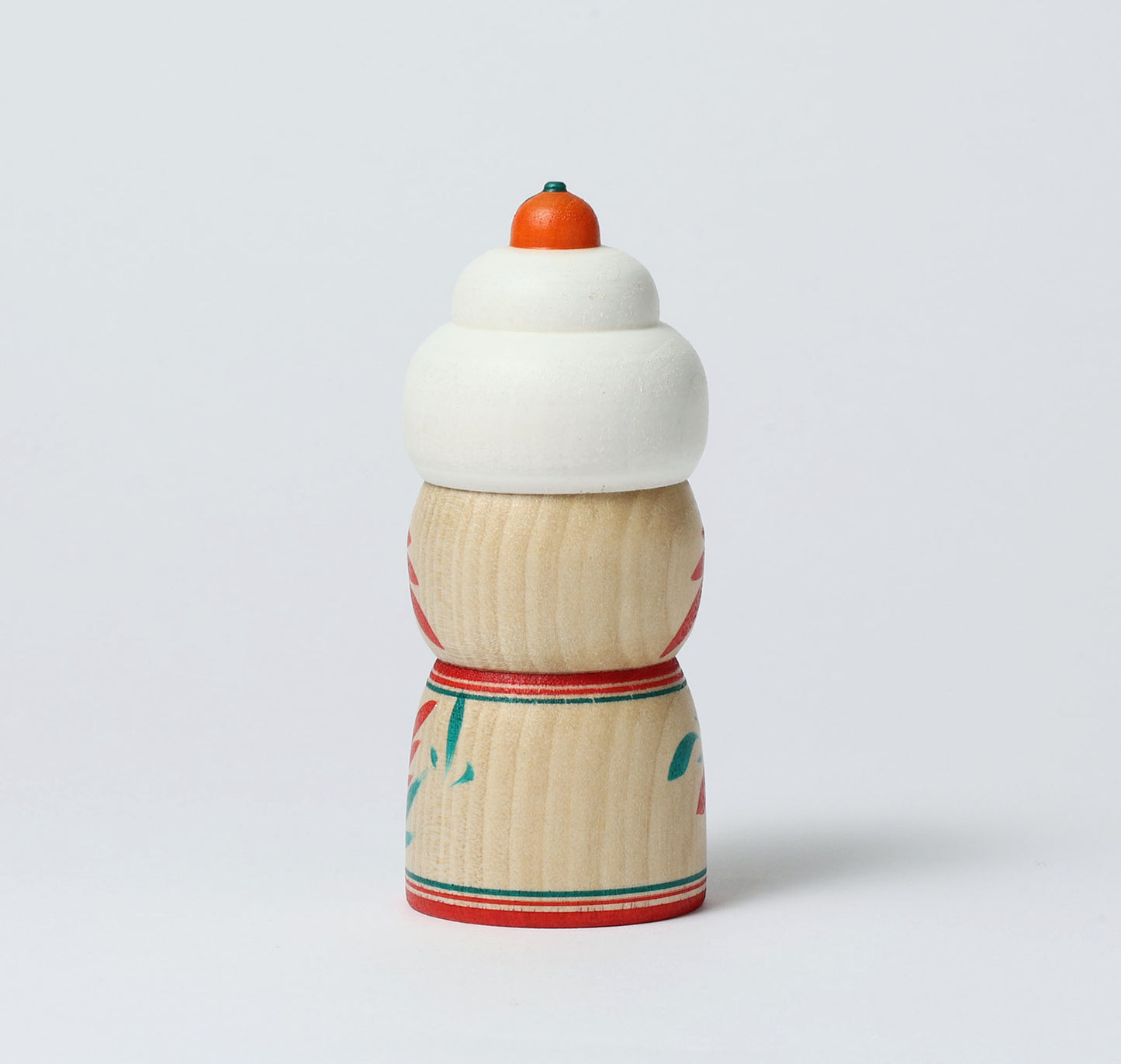 Kagamimochi kokeshi doll 鏡餅こけし |  HIRAGA, Teruyuki | 12cm in height