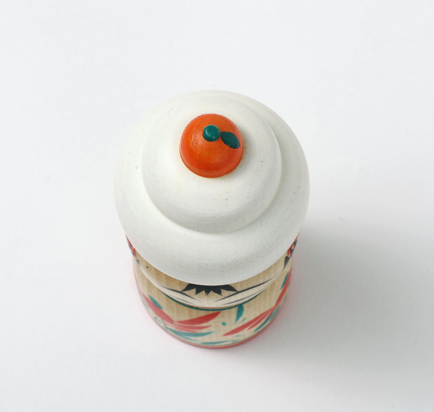 Kagamimochi kokeshi doll 鏡餅こけし |  HIRAGA, Teruyuki | 12cm in height