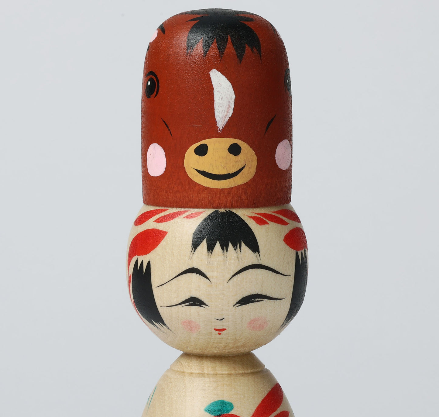 Eto-zodiac animal kokeshi doll 干支こけし-馬 |  HIRAGA, Teruyuki | 13.5cm in height