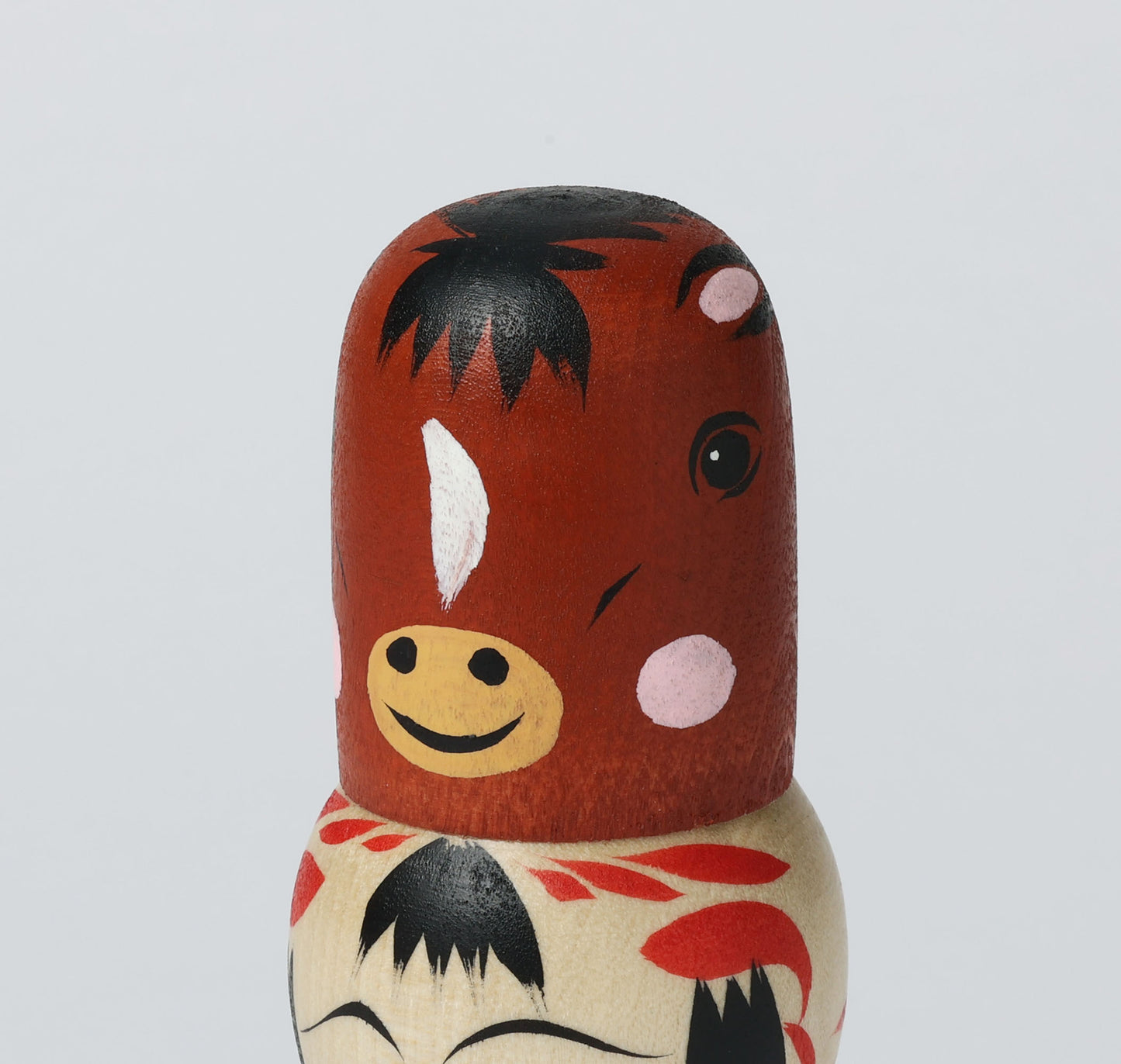 Eto-zodiac animal kokeshi doll 干支こけし-馬 |  HIRAGA, Teruyuki | 13.5cm in height