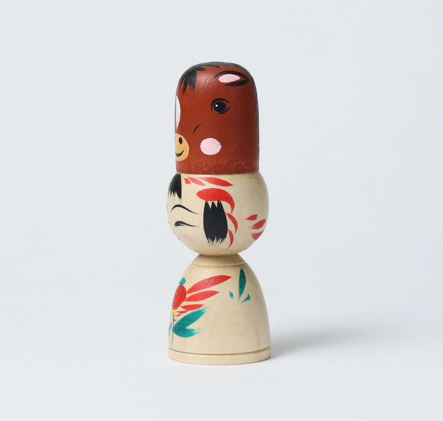 Eto-zodiac animal kokeshi doll 干支こけし-馬 |  HIRAGA, Teruyuki | 13.5cm in height