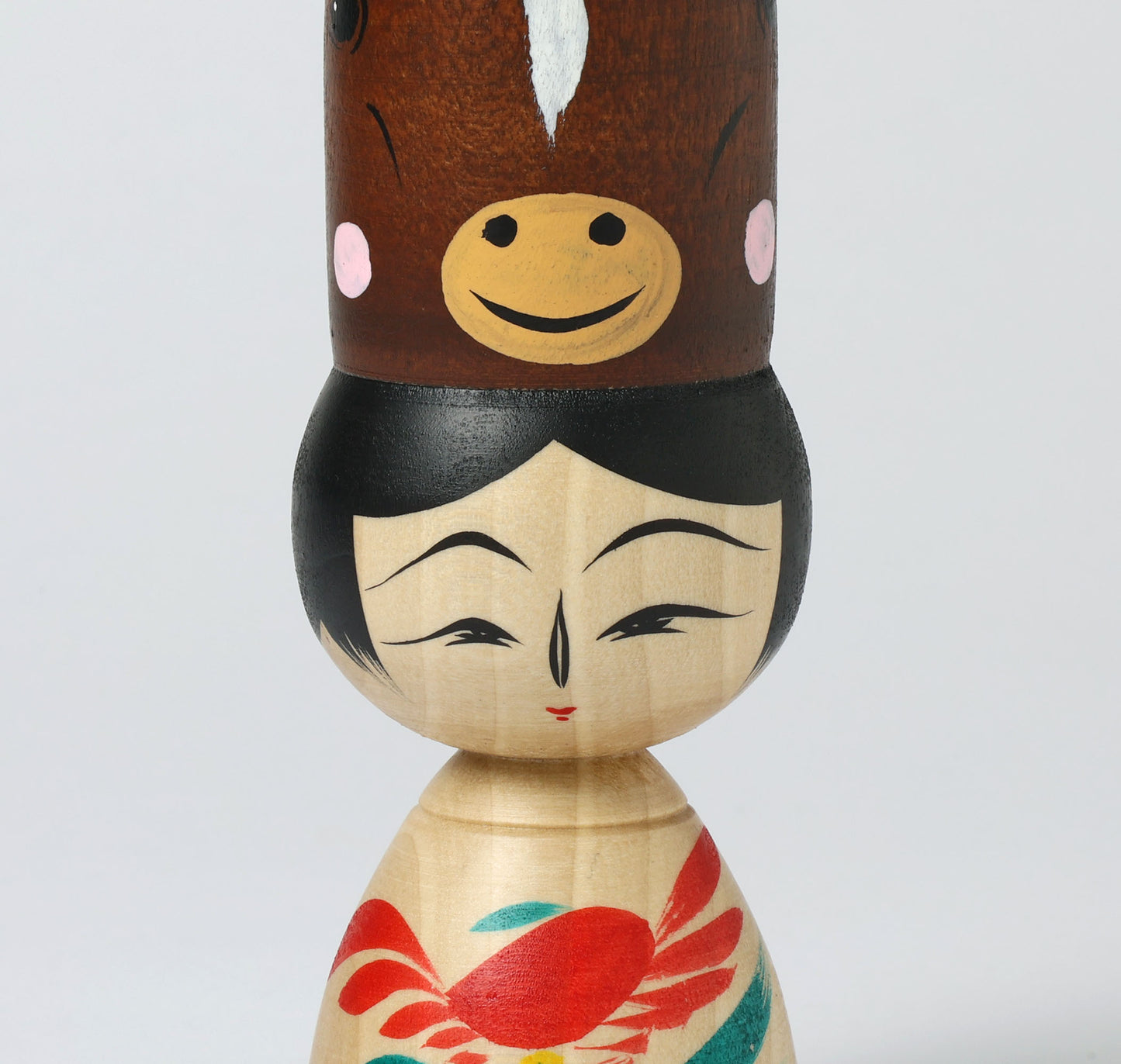 Eto-zodiac animal kokeshi doll 干支こけし-馬 |  HIRAGA, Teruyuki | 13.5cm in height