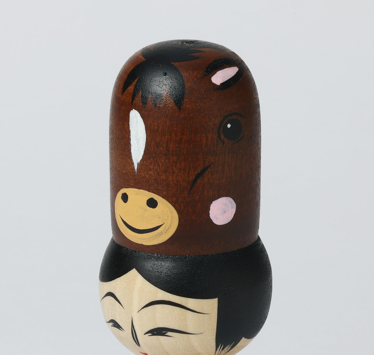 Eto-zodiac animal kokeshi doll 干支こけし-馬 |  HIRAGA, Teruyuki | 13.5cm in height