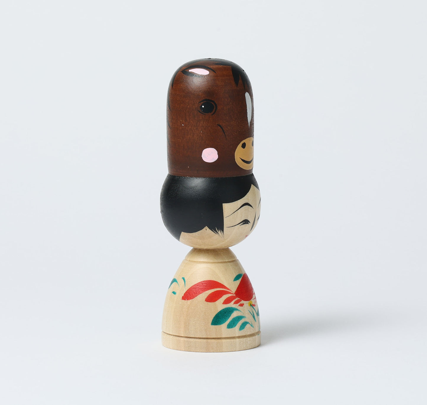 Eto-zodiac animal kokeshi doll 干支こけし-馬 |  HIRAGA, Teruyuki | 13.5cm in height