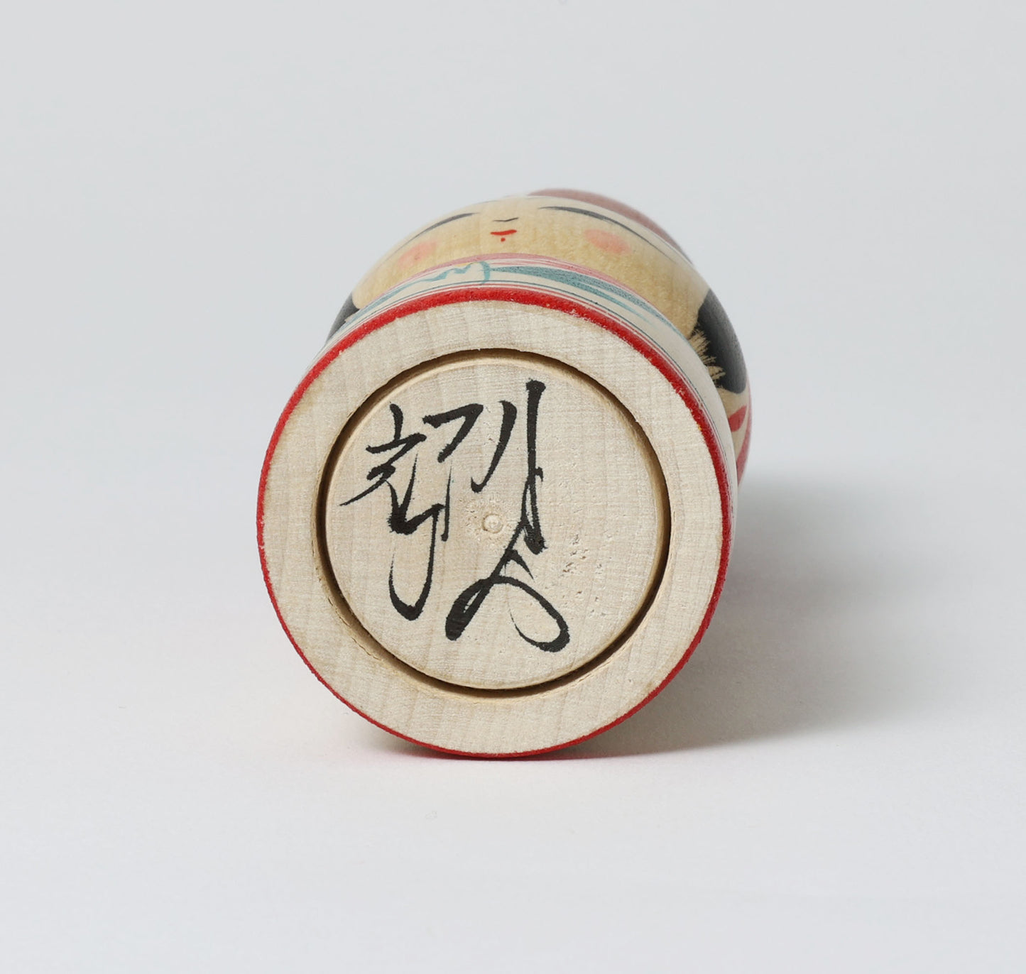 Kagamimochi kokeshi doll Eto-zodiac 干支鏡餅こけし-馬 |  HIRAGA, Teruyuki | 14.5cm in height