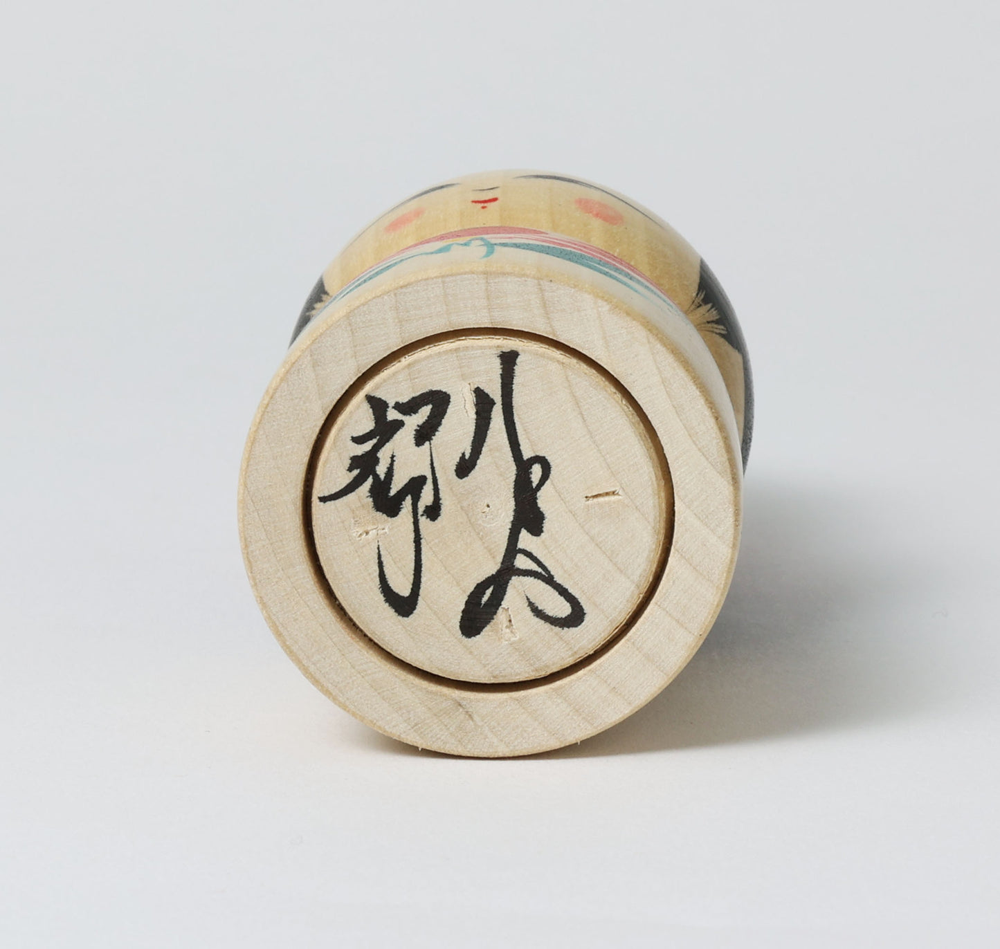 Kagamimochi kokeshi doll Eto-zodiac 干支鏡餅こけし-馬 |  HIRAGA, Teruyuki | 14.5cm in height