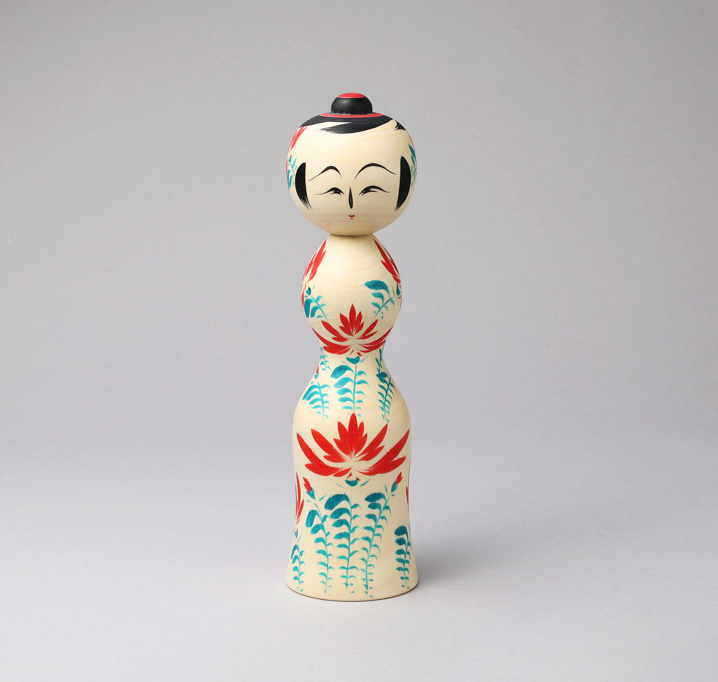 Carnation kokeshi - カーネーションこけし | Teruyuki HIRAGA- Sakunami style 平賀輝幸工人(作並系)