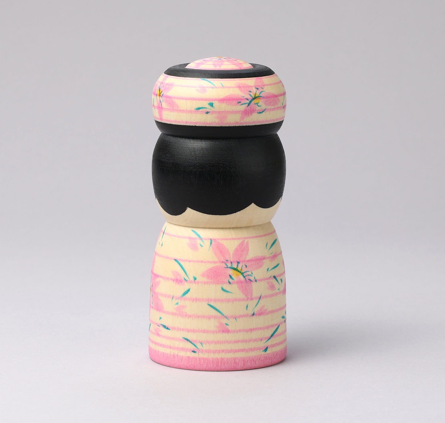 HIRAGA, Teruyuki 平賀輝幸 |Sakura -cherry blossom kokeshi - 桜こけし4寸 | Sakunami style 作並系