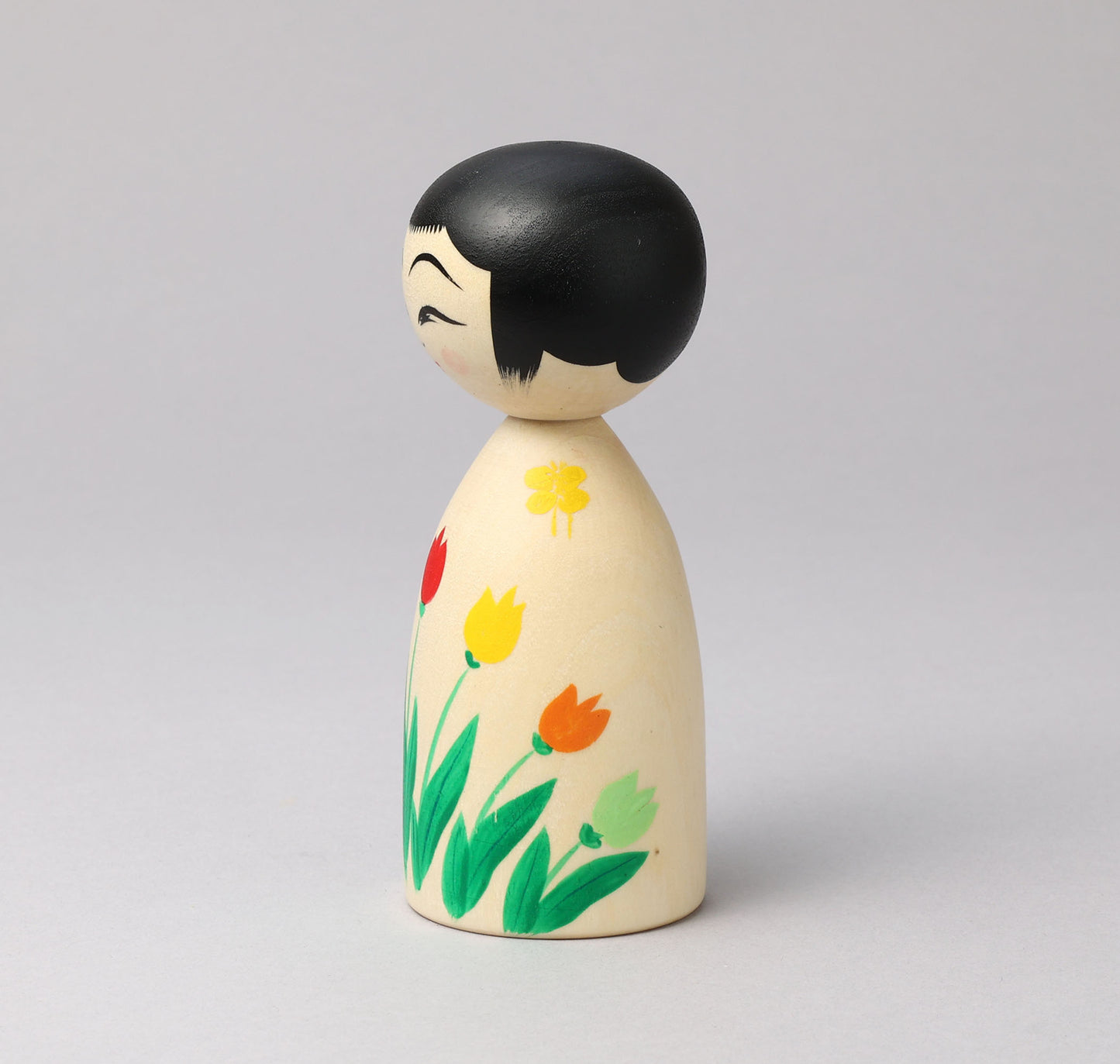 HIRAGA, Teruyuki 平賀輝幸 |Tulip kokeshi - チューリップこけし | Sakunami style 作並系