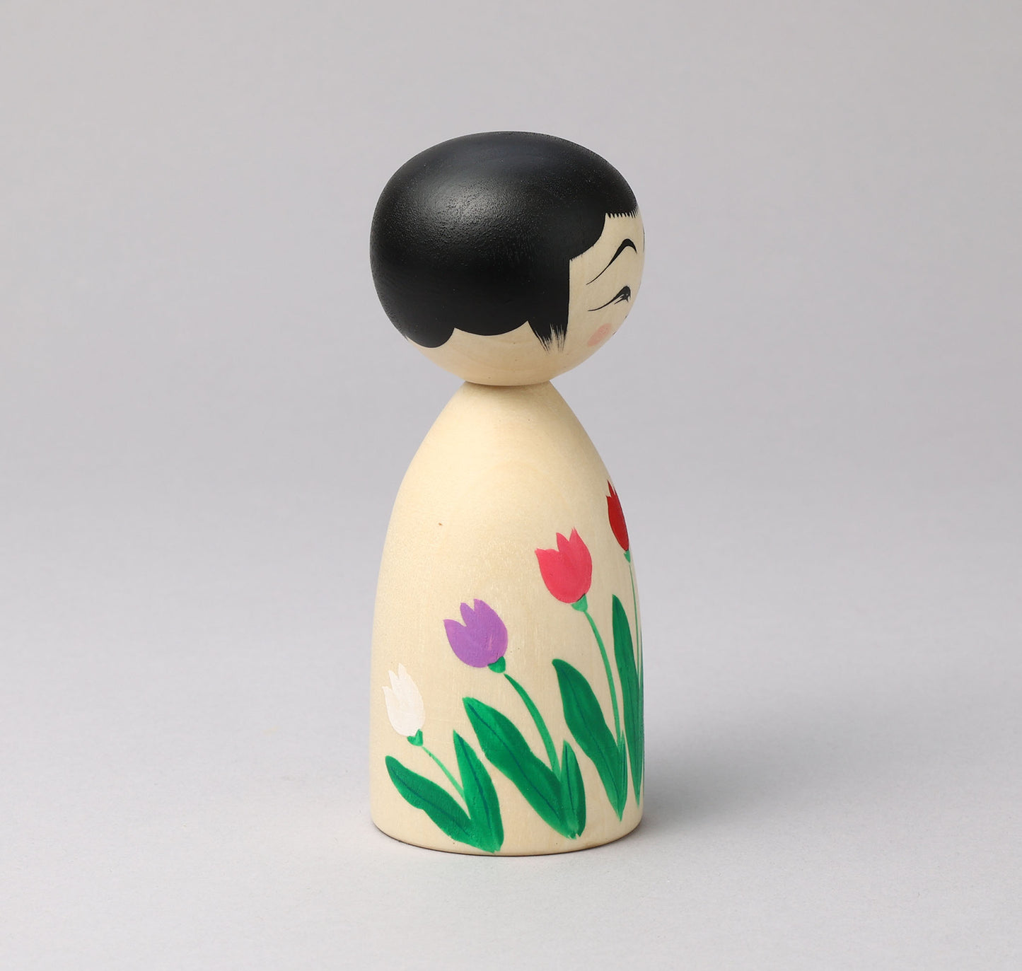 HIRAGA, Teruyuki 平賀輝幸 |Tulip kokeshi - チューリップこけし | Sakunami style 作並系