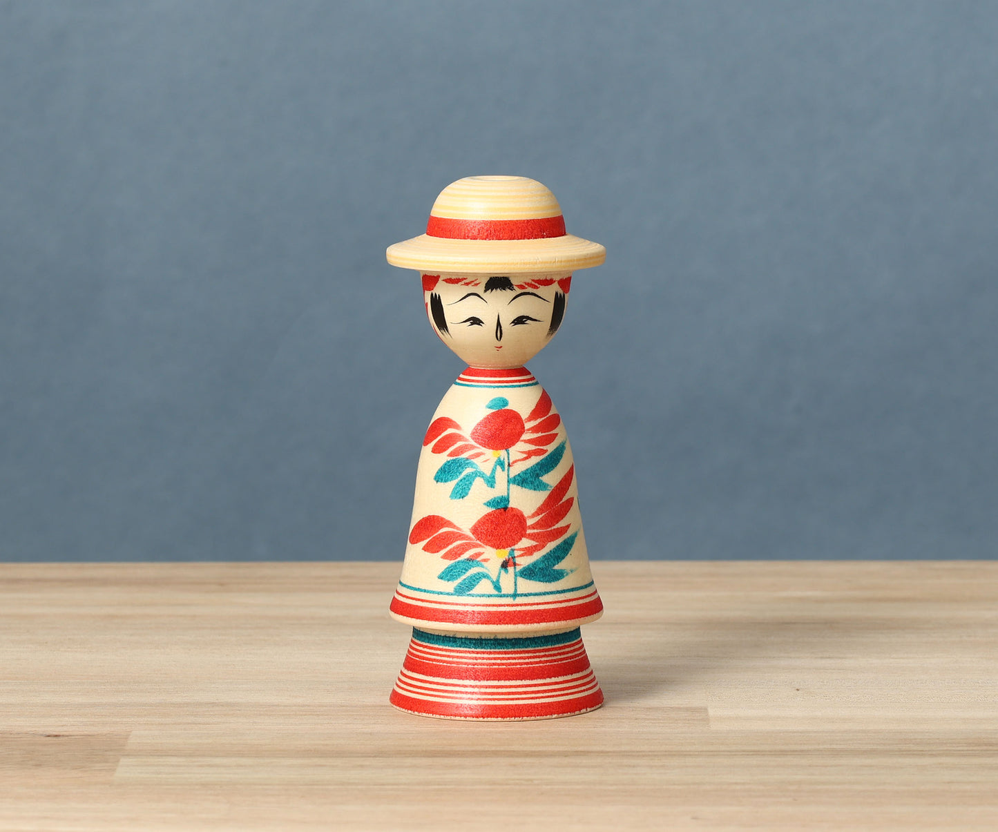 HIRAGA, Teruyuki 平賀輝幸 | Boushi-hat kokeshi - 帽子こけし | Sakunami style 作並系