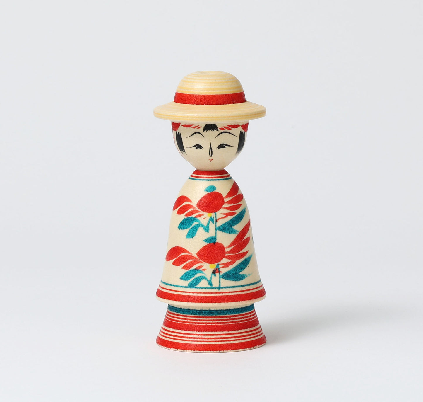 HIRAGA, Teruyuki 平賀輝幸 | Boushi-hat kokeshi - 帽子こけし | Sakunami style 作並系