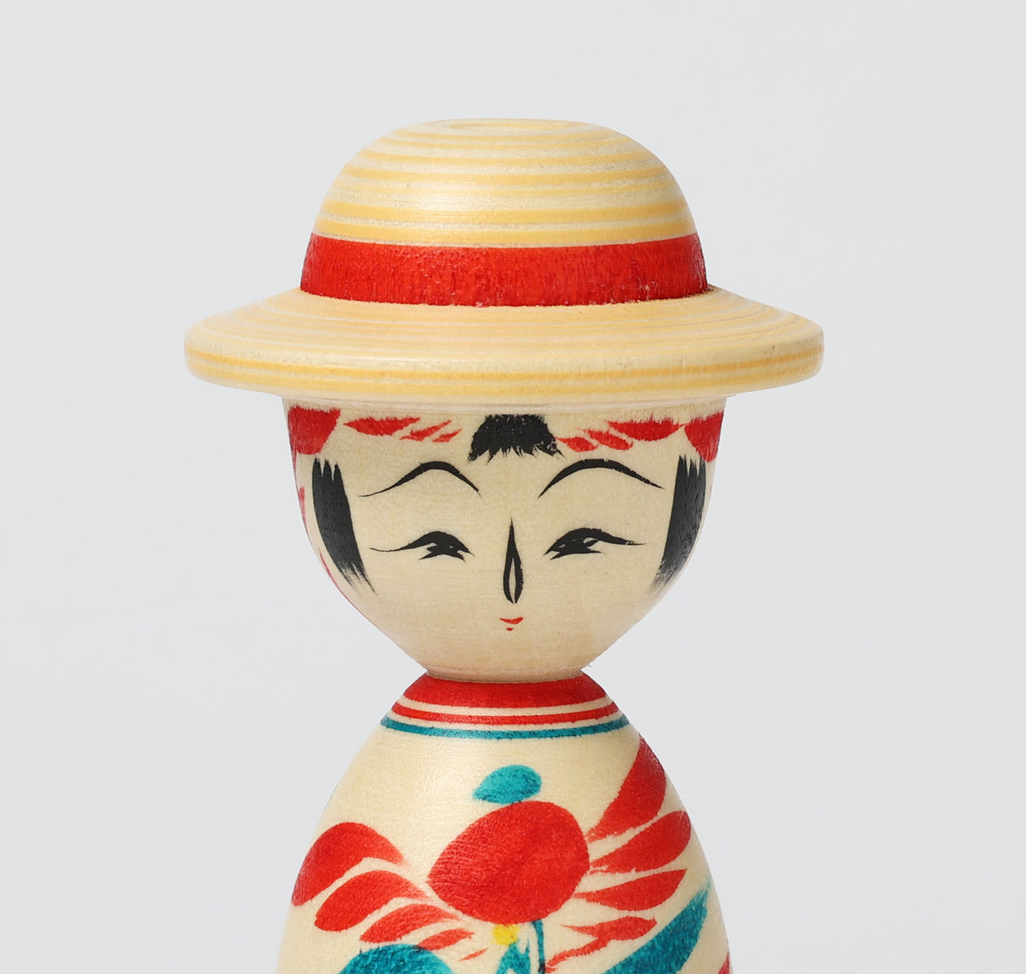 HIRAGA, Teruyuki 平賀輝幸 | Boushi-hat kokeshi - 帽子こけし | Sakunami style 作並系