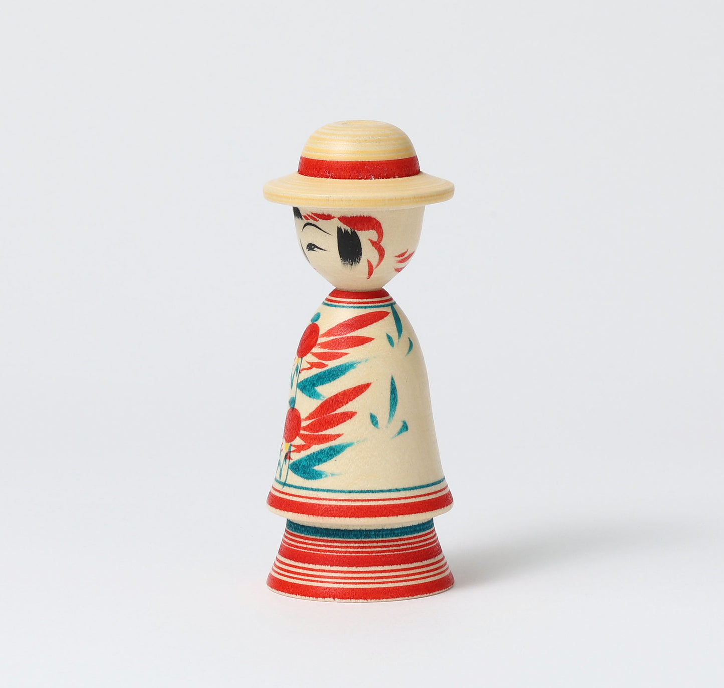 HIRAGA, Teruyuki 平賀輝幸 | Boushi-hat kokeshi - 帽子こけし | Sakunami style 作並系