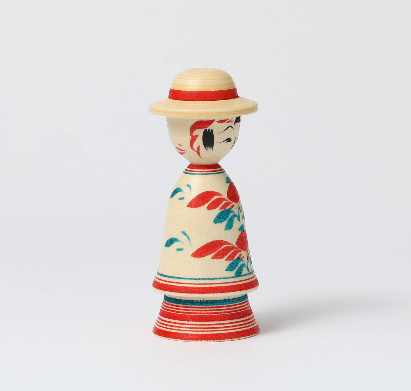 HIRAGA, Teruyuki 平賀輝幸 | Boushi-hat kokeshi - 帽子こけし | Sakunami style 作並系
