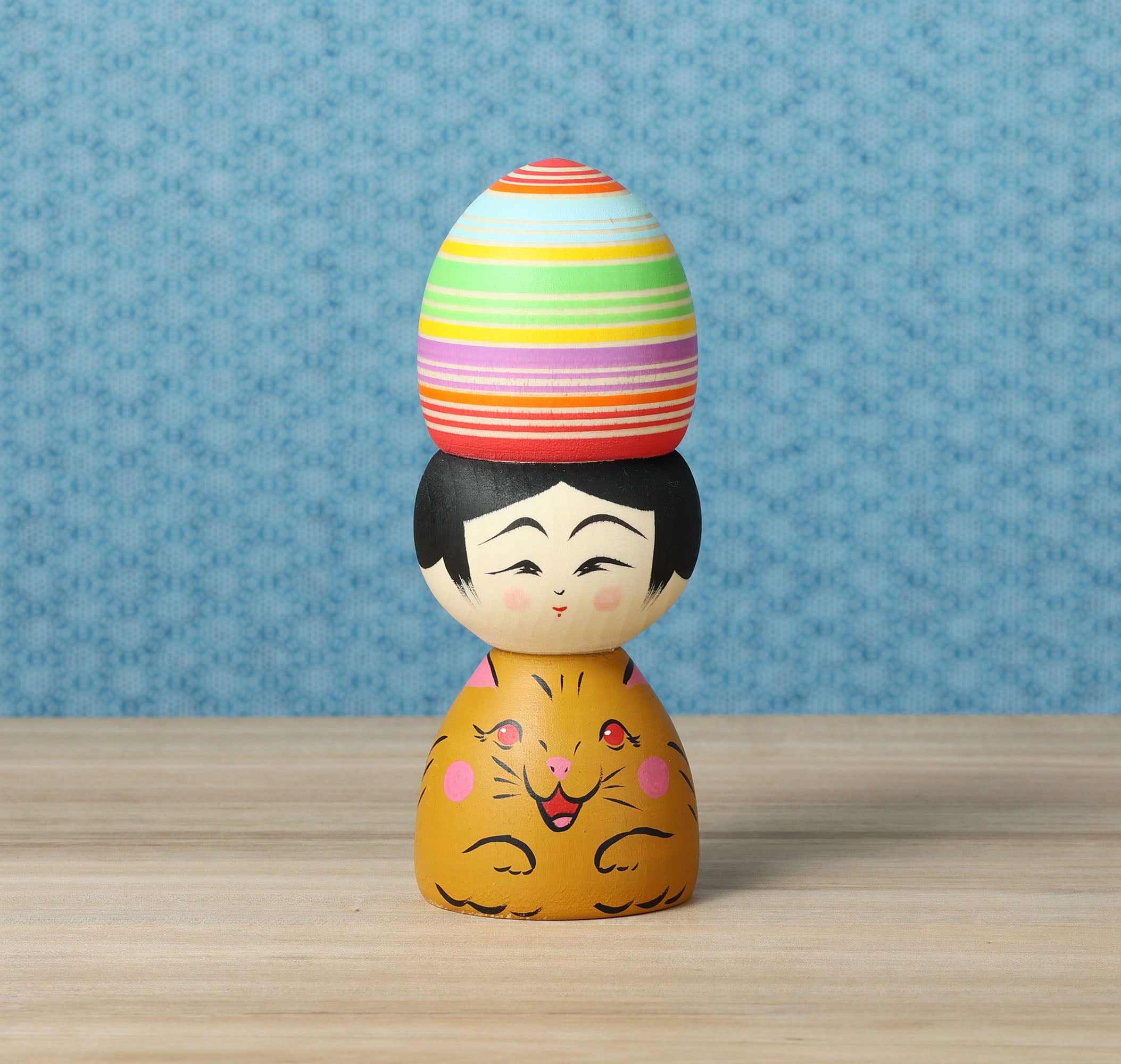 HIRAGA Teruyuki, Sakunami style kokeshi craftsman 作並系こけし平賀