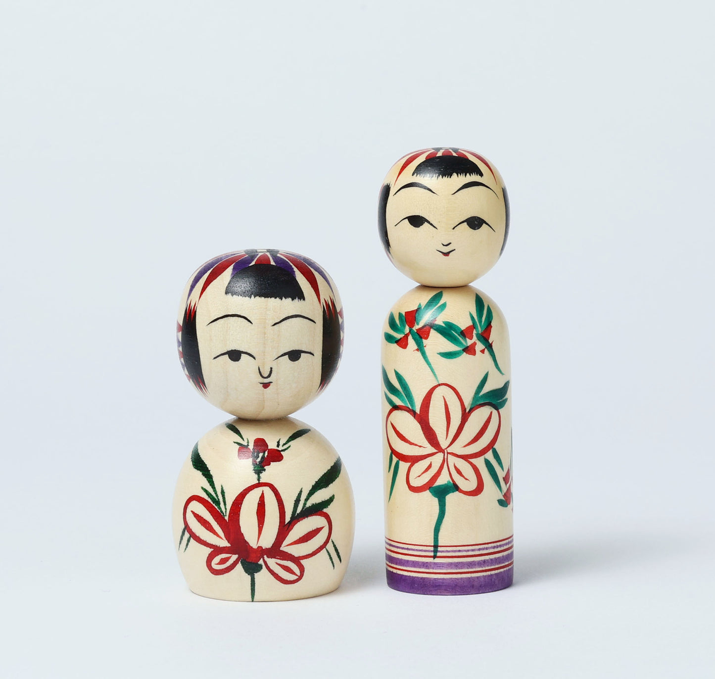 親子こけし | 加納博工人、加納陽平工人 | 作並系 |高さ19.5cm