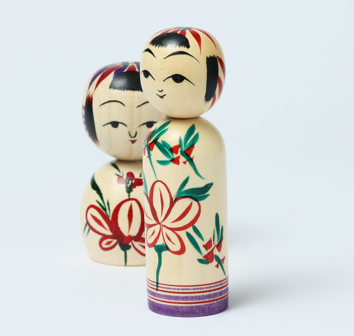 親子こけし | 加納博工人、加納陽平工人 | 作並系 |高さ19.5cm
